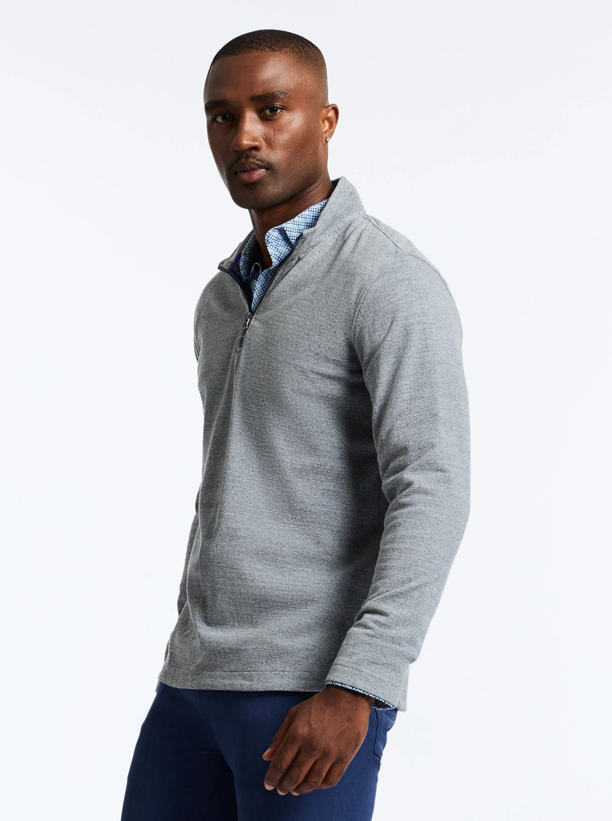 HOBSON LONG SLEEVE KNIT SHIRT sold by Robert Graham product image thumbnail 5