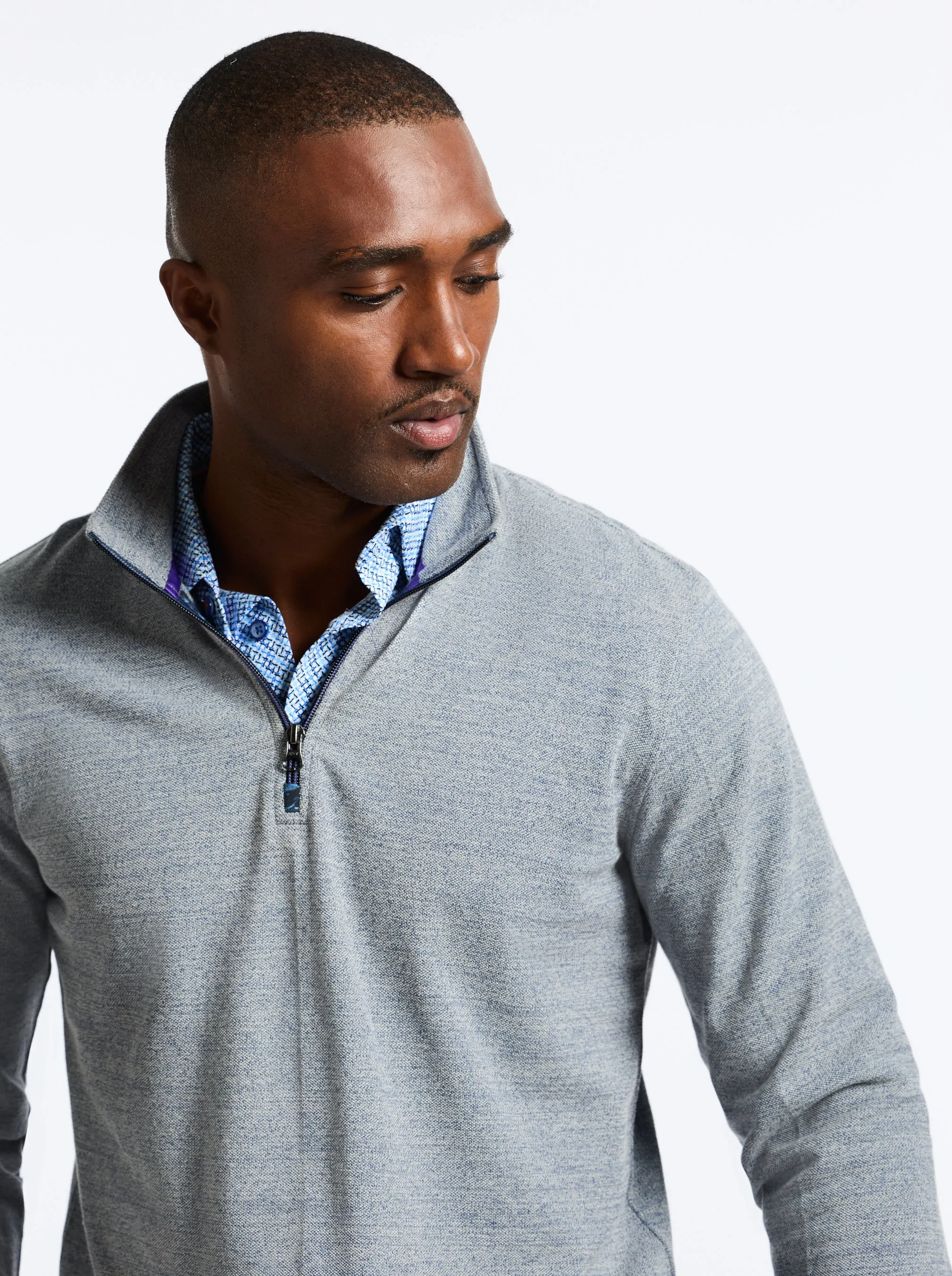 HOBSON LONG SLEEVE KNIT SHIRT sold by Robert Graham product image thumbnail 4