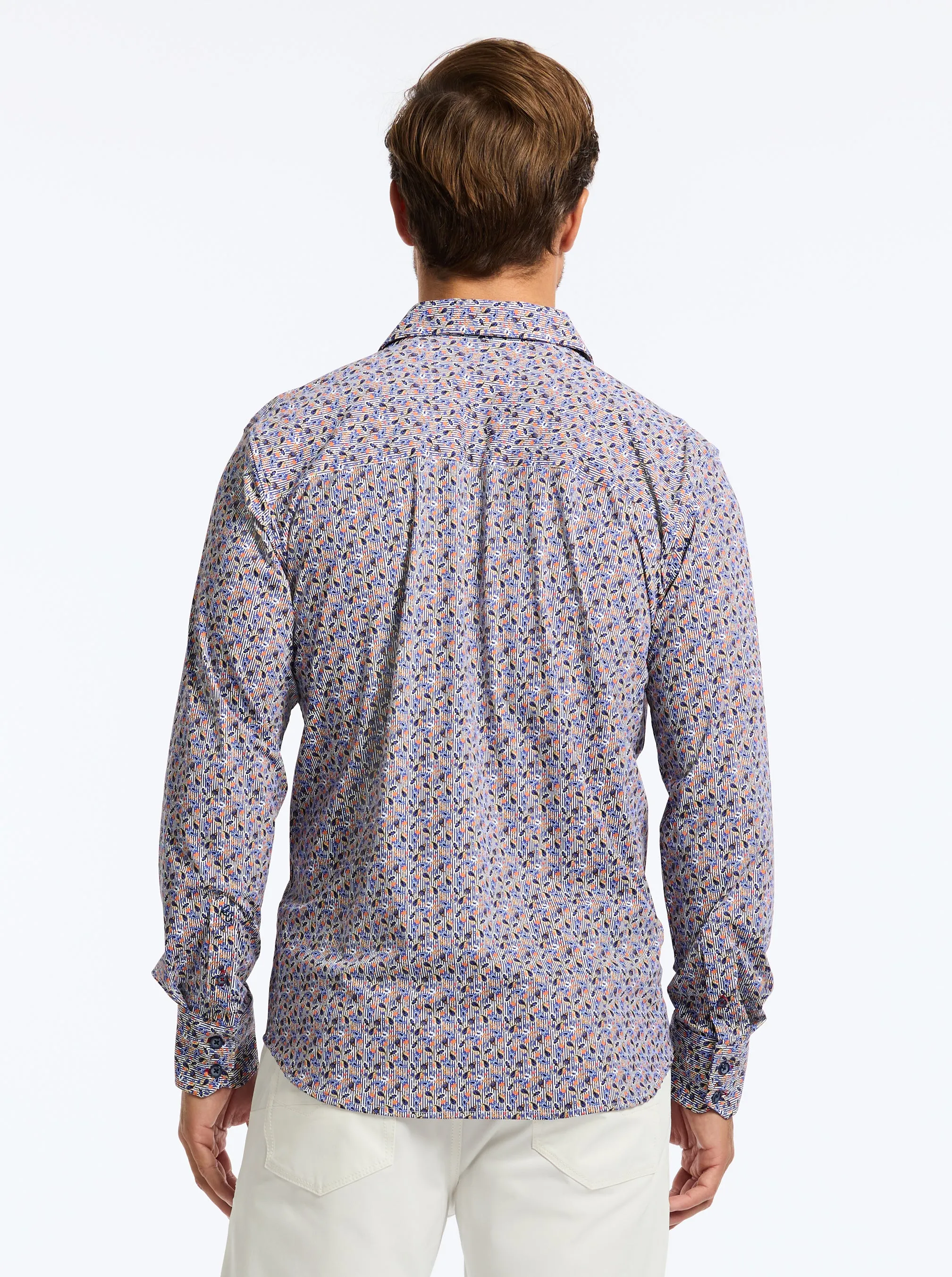TIBURON LONG SLEEVE BUTTON DOWN SHIRT sold by Robert Graham product image thumbnail 3