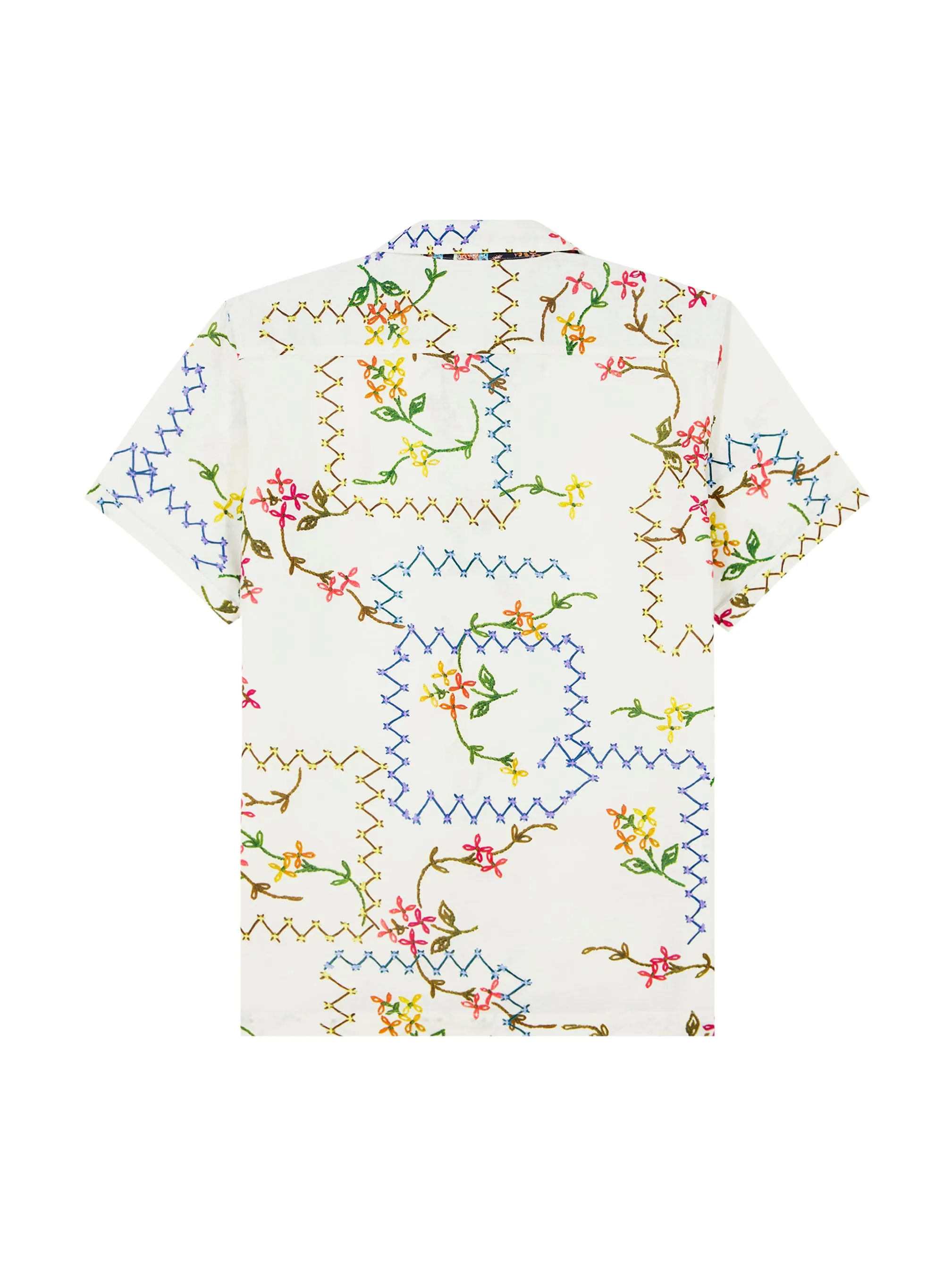 MARETTIMO SHORT SLEEVE BUTTON DOWN SHIRT sold by Robert Graham product image thumbnail 4