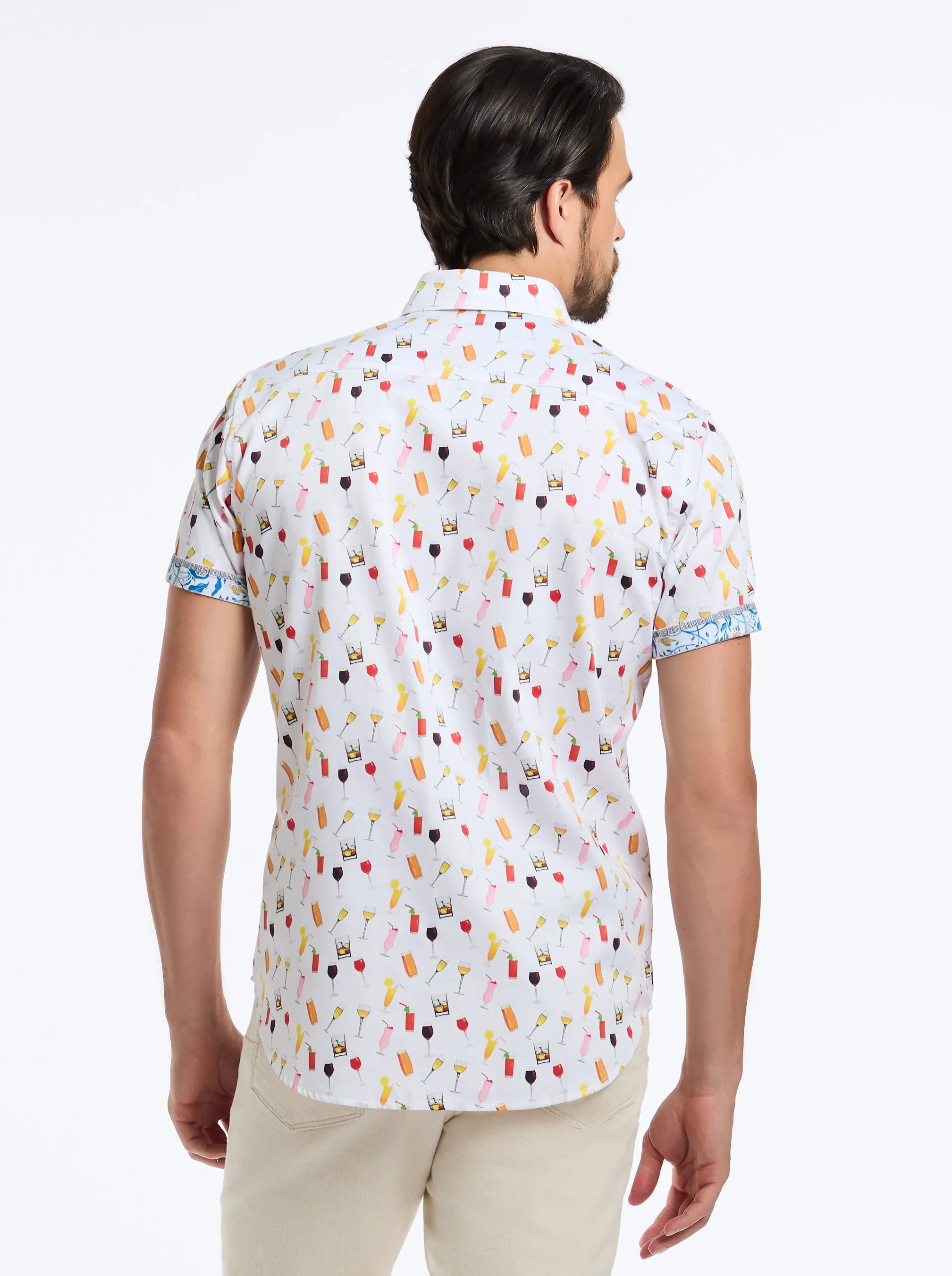 NORWOOD SHORT SLEEVE BUTTON DOWN SHIRT sold by Robert Graham product image thumbnail 3