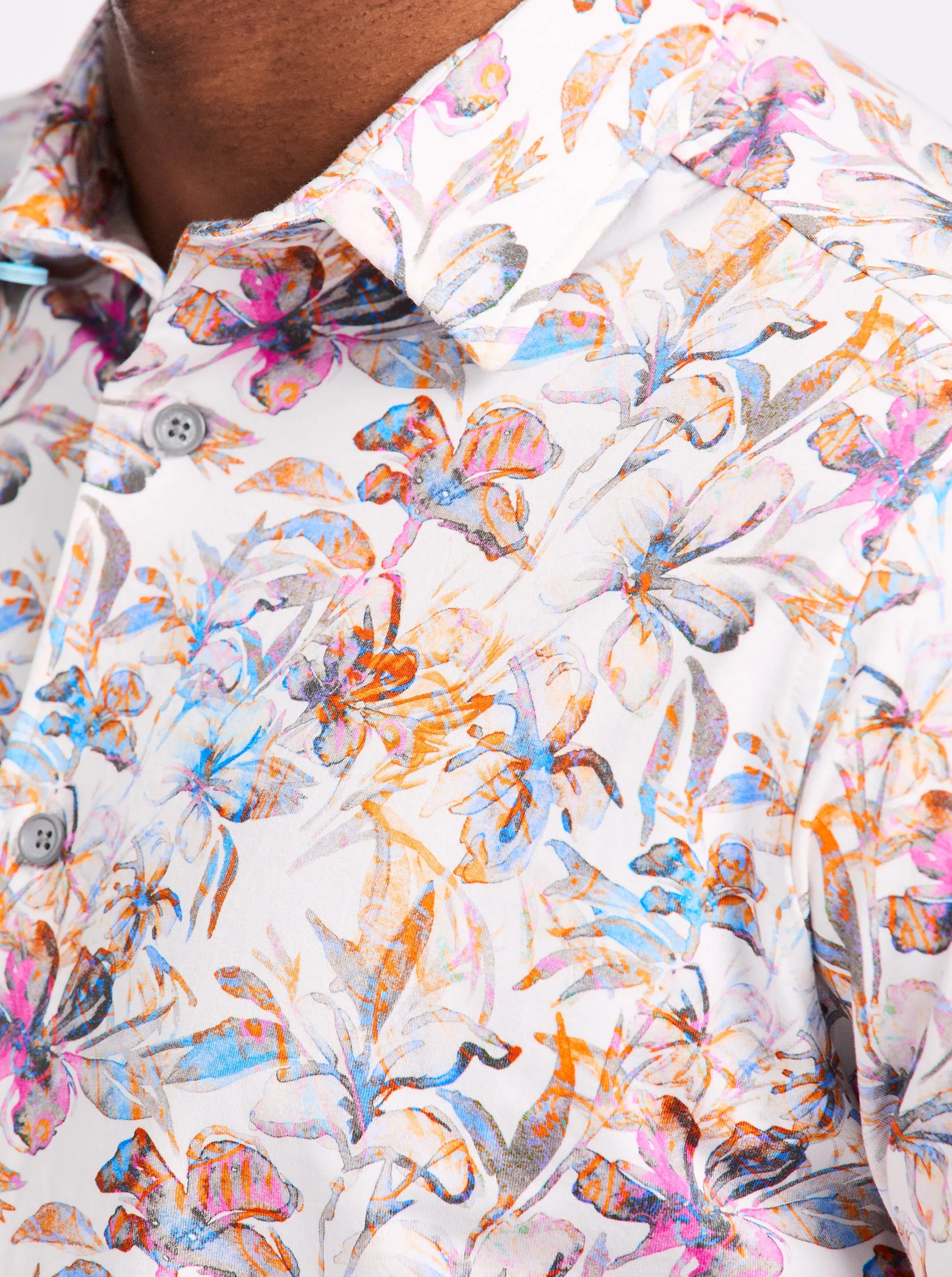 OSRIC SHORT SLEEVE BUTTON DOWN SHIRT sold by Robert Graham product image thumbnail 3