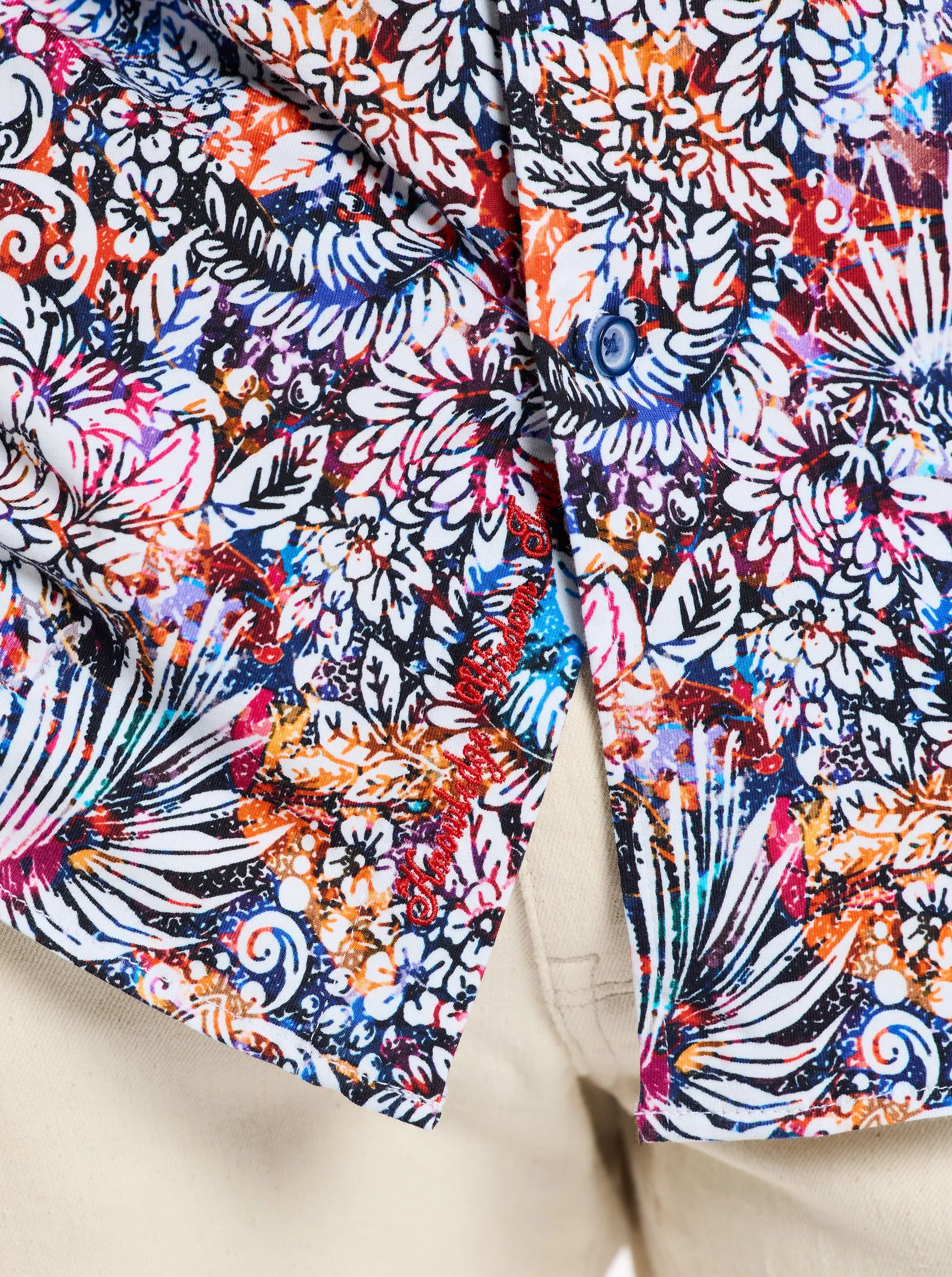 ALAN SHORT SLEEVE BUTTON DOWN SHIRT sold by Robert Graham product image thumbnail 5