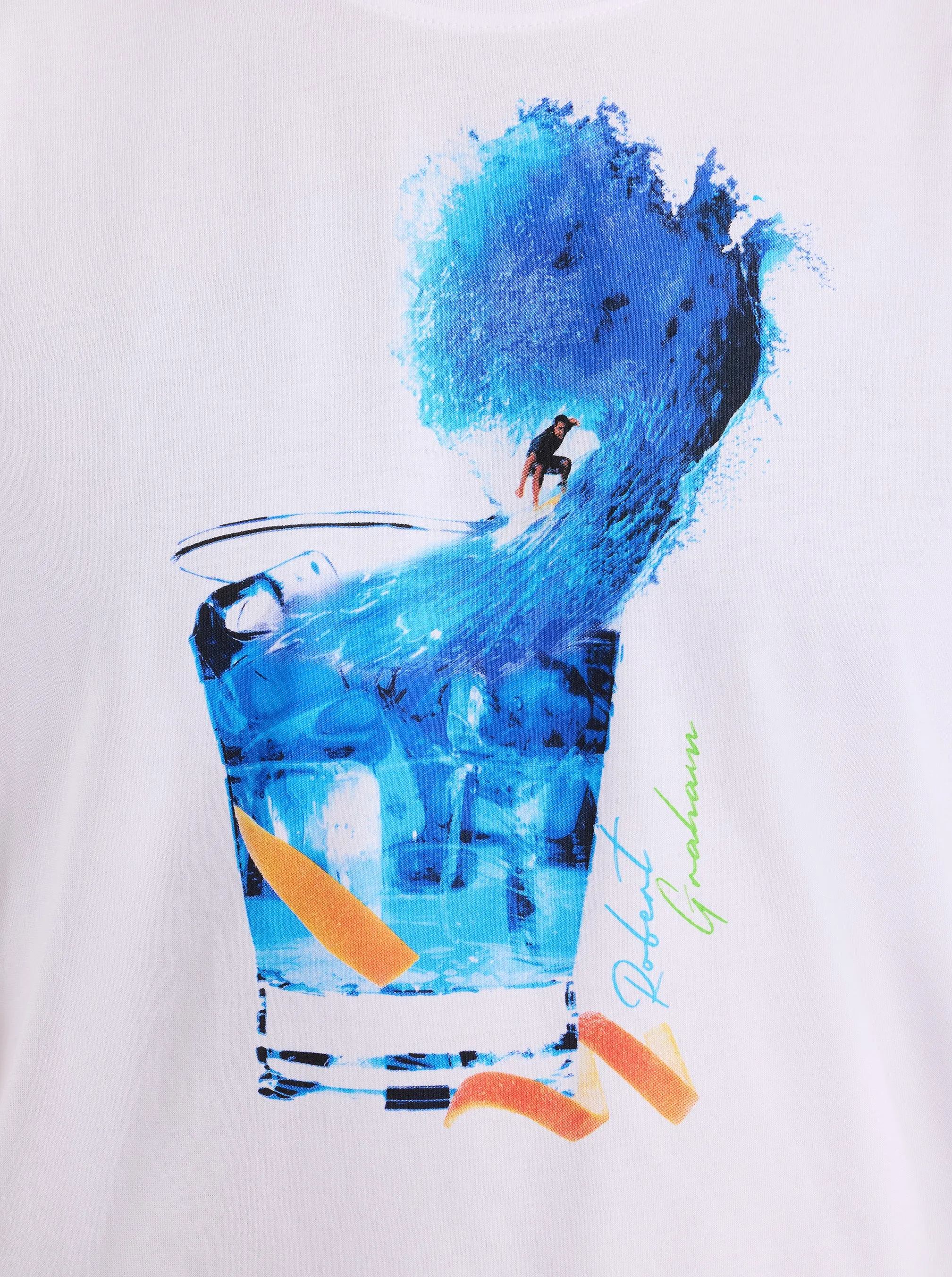 SURF N SIP SHORT SLEEVE T-SHIRT sold by Robert Graham product image thumbnail 2