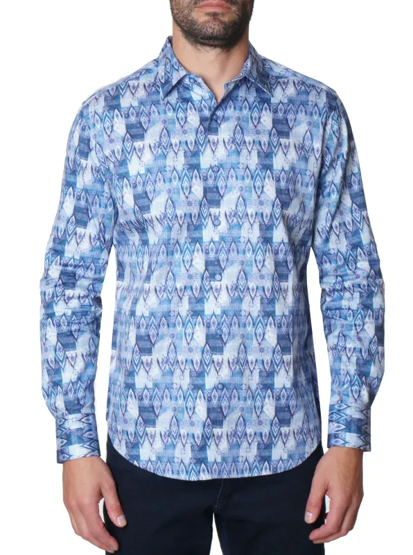 OAKLEY LONG SLEEVE BUTTON DOWN SHIRT made by Robert Graham