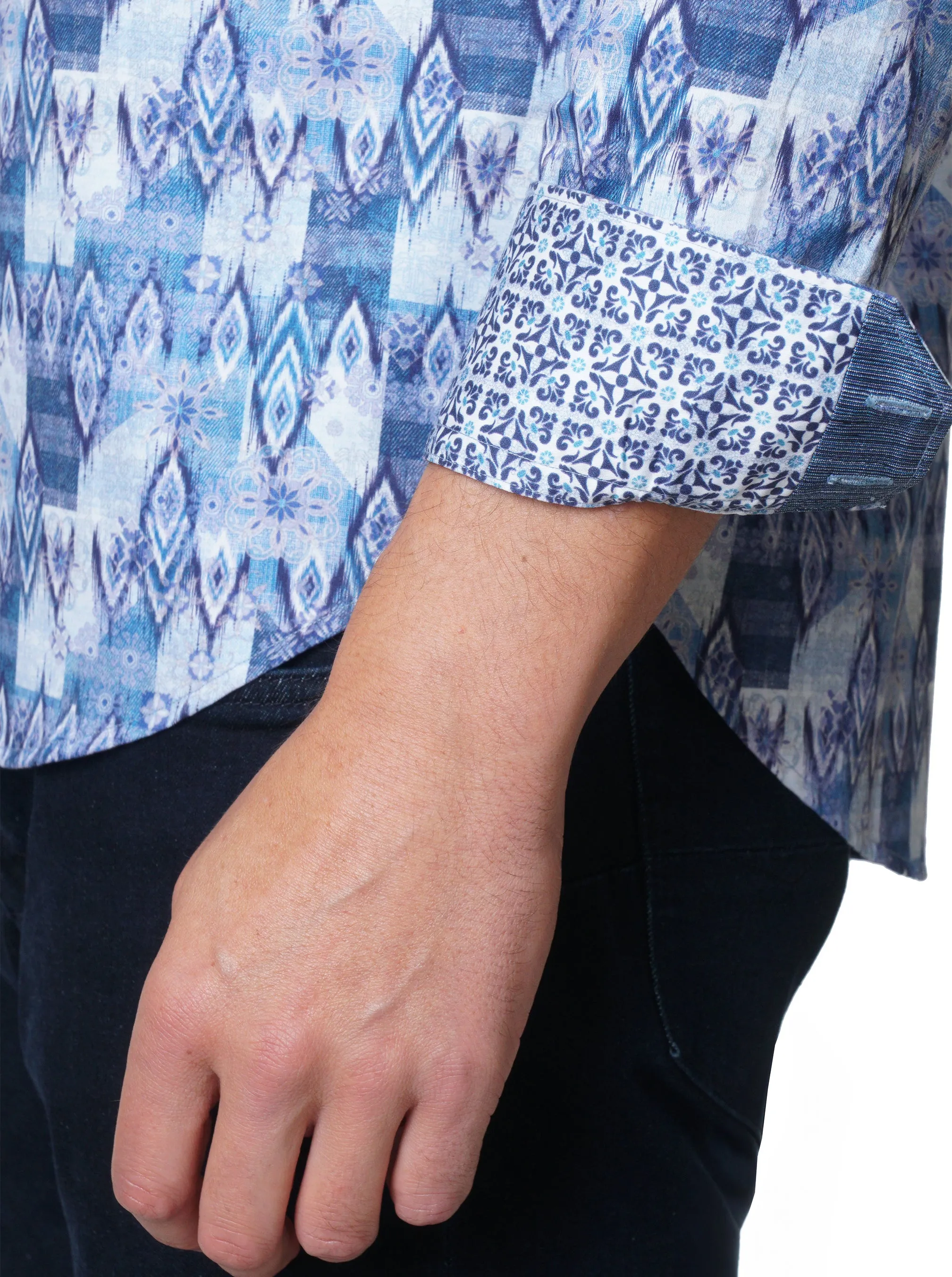 OAKLEY LONG SLEEVE BUTTON DOWN SHIRT sold by Robert Graham product image thumbnail 3