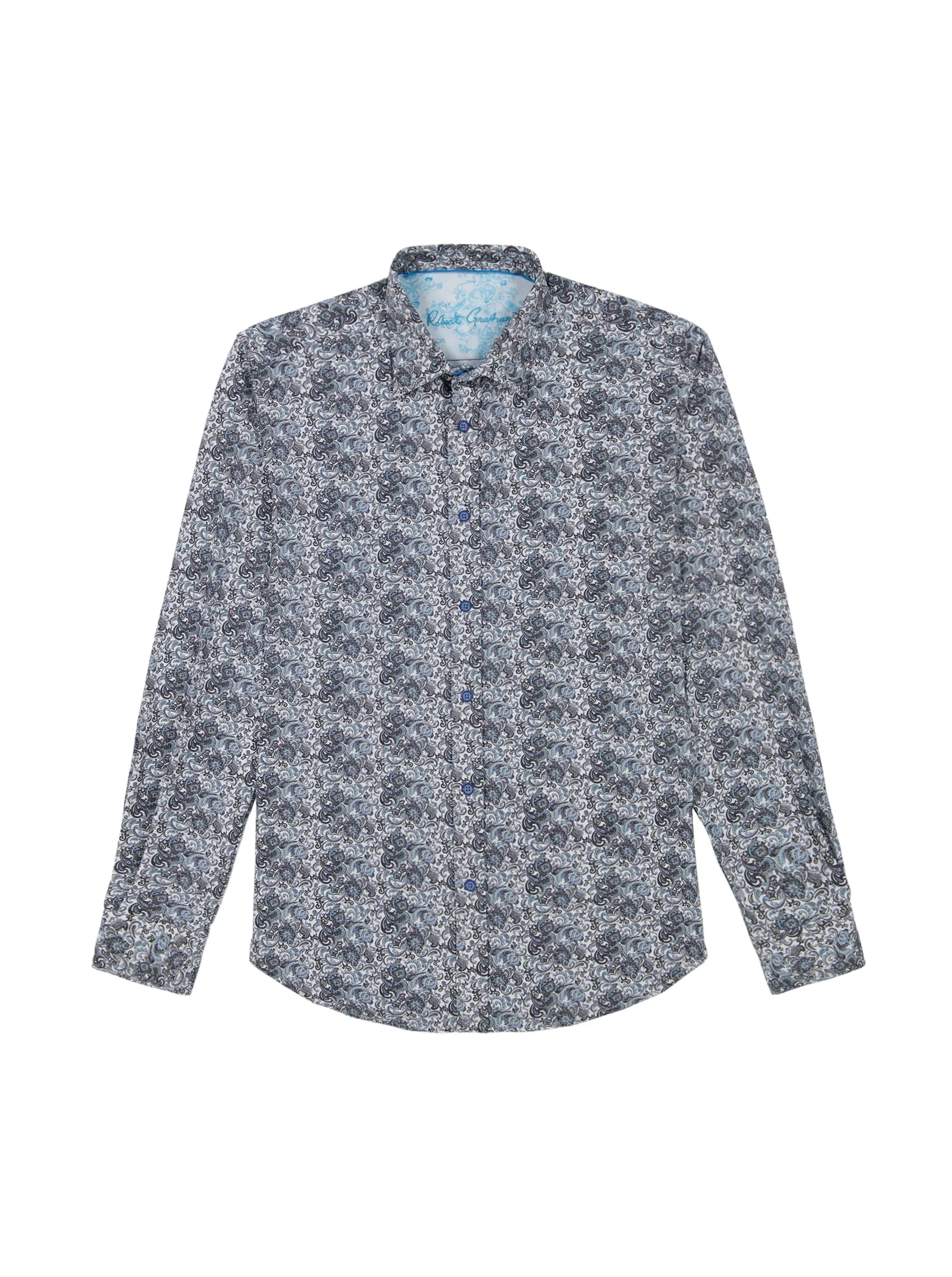 FITZGERALD LONG SLEEVE BUTTON DOWN SHIRT sold by Robert Graham product image thumbnail 2
