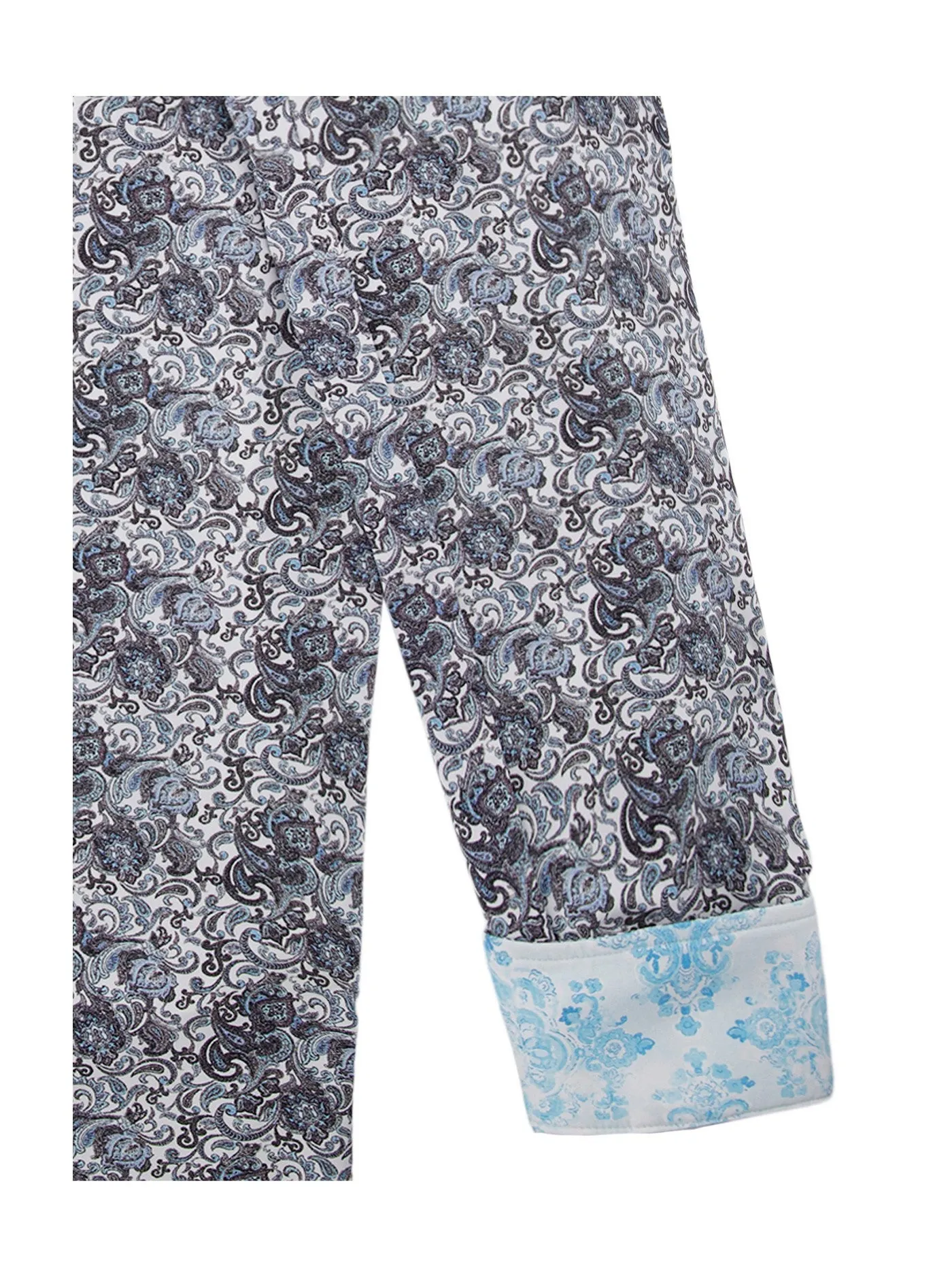 FITZGERALD LONG SLEEVE BUTTON DOWN SHIRT sold by Robert Graham product image thumbnail 4