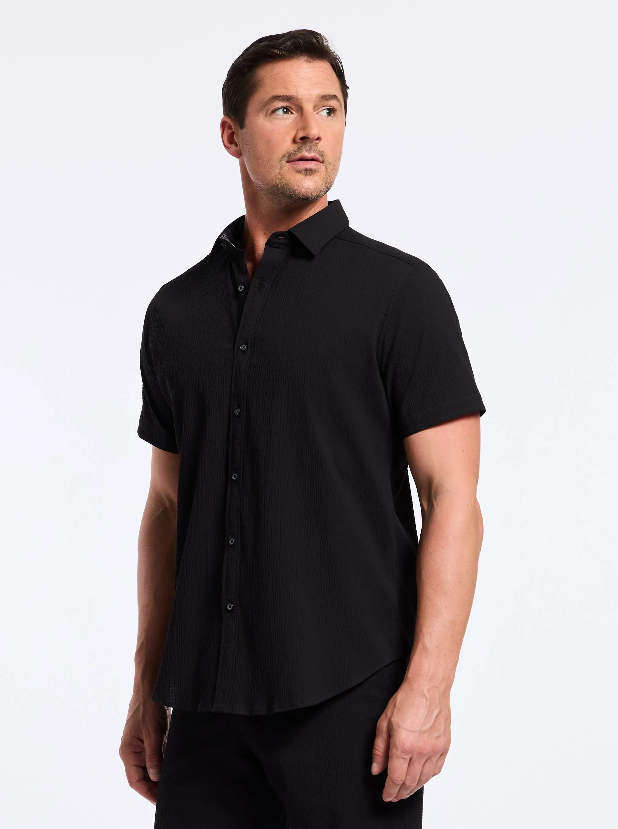 THRESHER SHORT SLEEVE BUTTON DOWN SHIRT sold by Robert Graham product image thumbnail 5