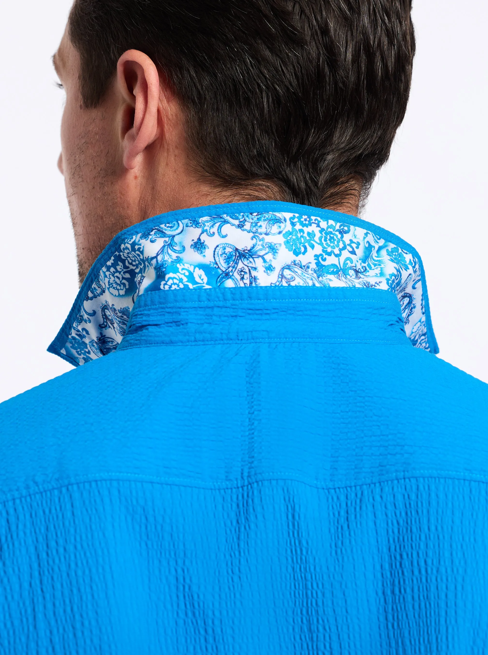 THRESHER SHORT SLEEVE BUTTON DOWN SHIRT sold by Robert Graham product image thumbnail 4