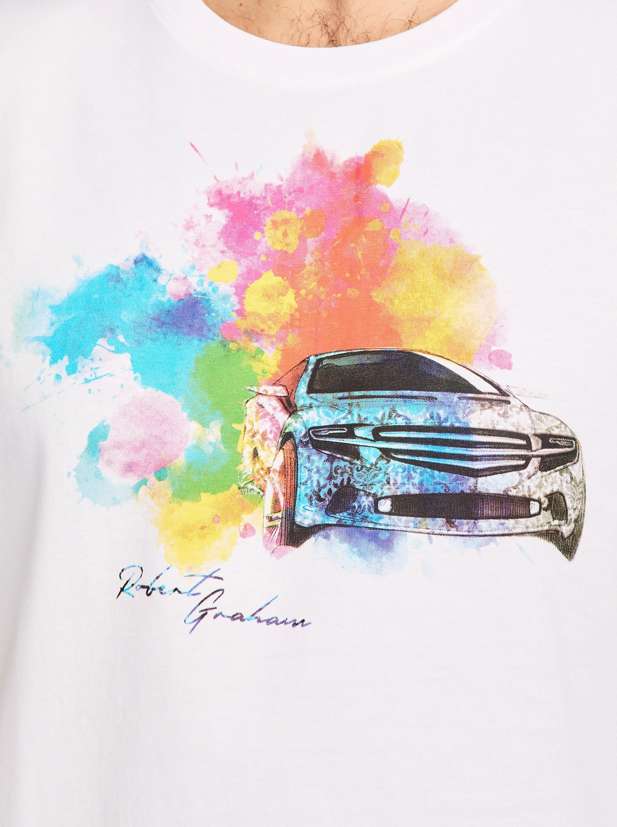SPLASH CAR SHORT SLEEVE T-SHIRT sold by Robert Graham product image thumbnail 3