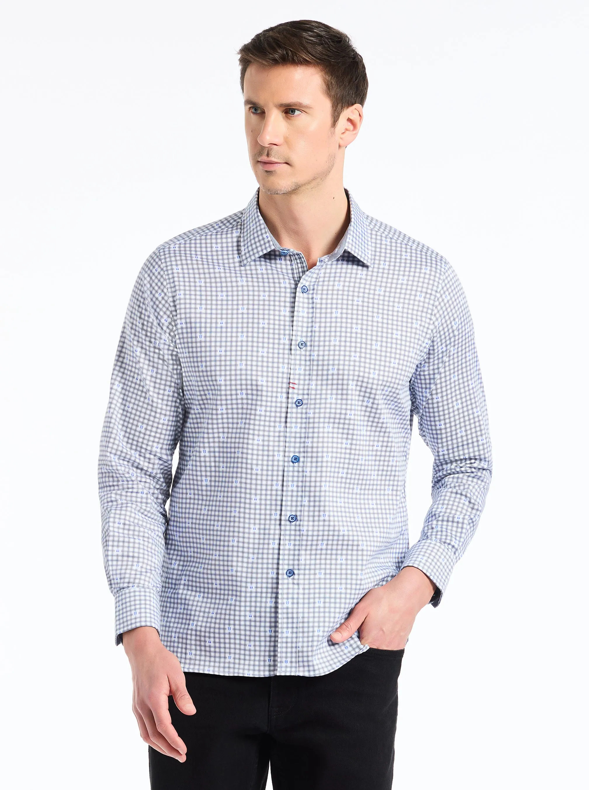 KEITH LONG SLEEVE BUTTON DOWN SHIRT sold by Robert Graham