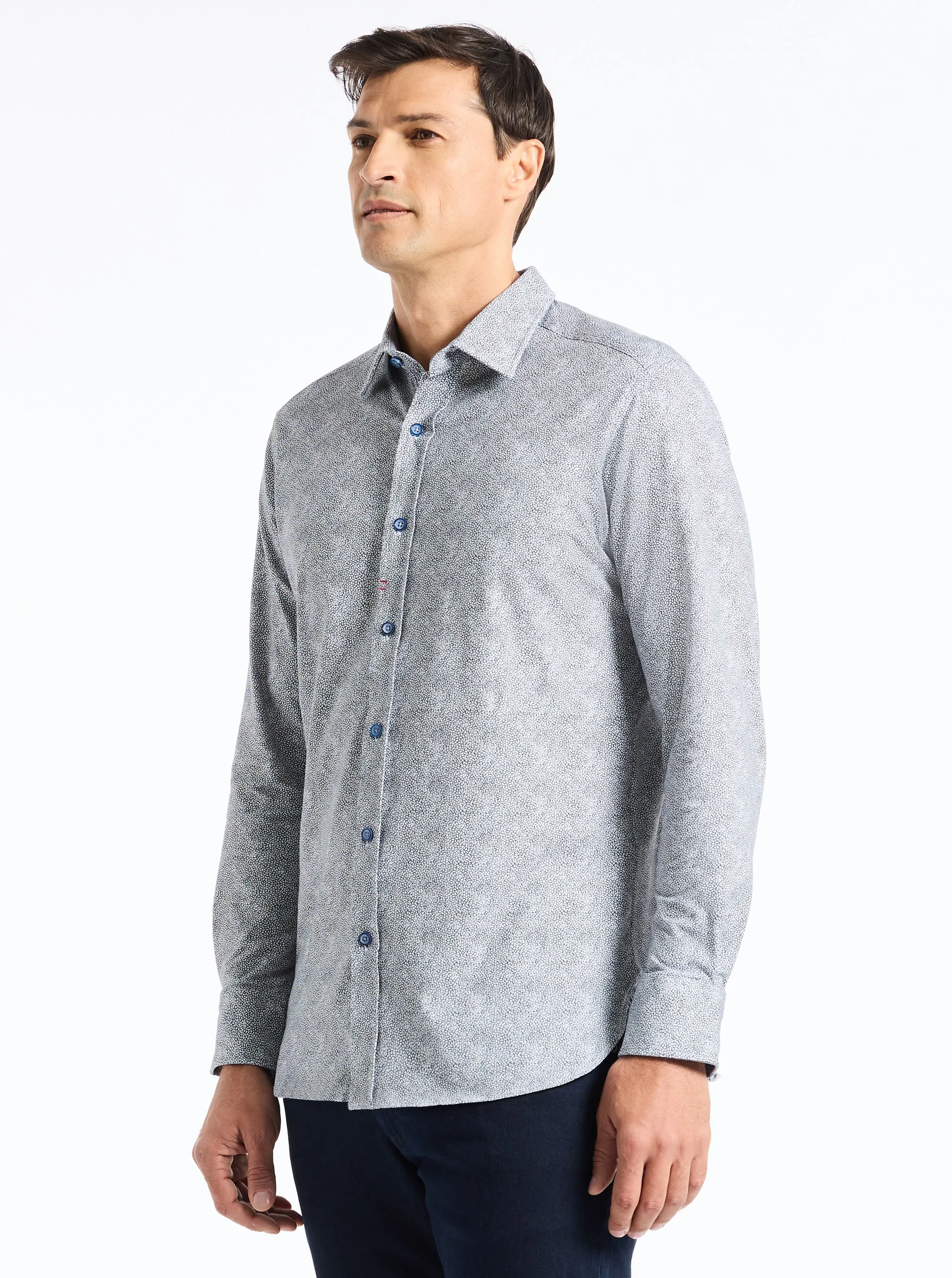 SETH LONG SLEEVE BUTTON DOWN SHIRT sold by Robert Graham product image thumbnail 3