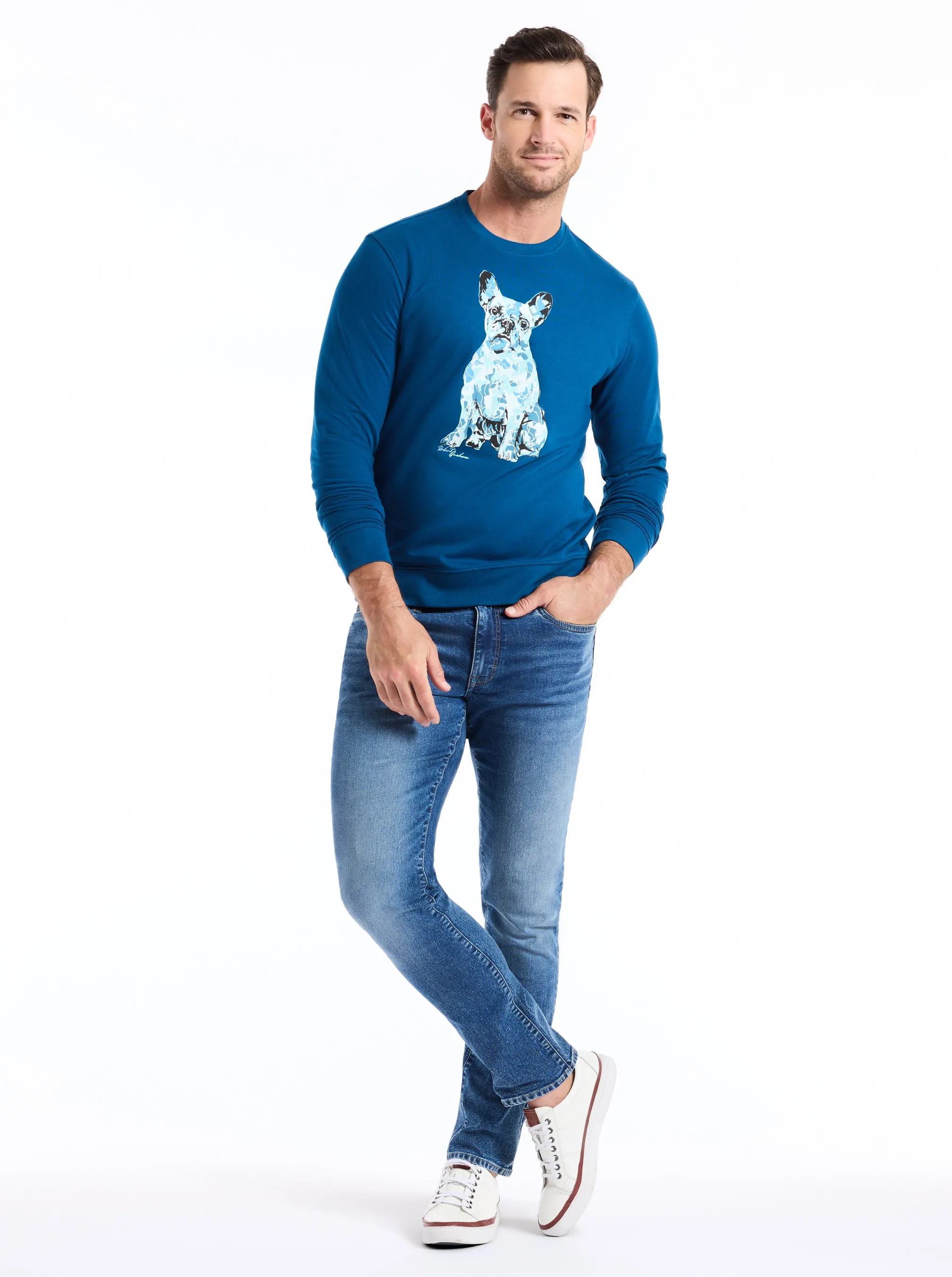 CAMO GRAHAM LONG SLEEVE KNIT SHIRT sold by Robert Graham product image thumbnail 5