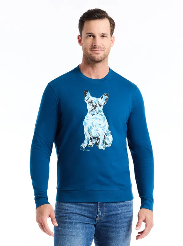 CAMO GRAHAM LONG SLEEVE KNIT SHIRT made by Robert Graham