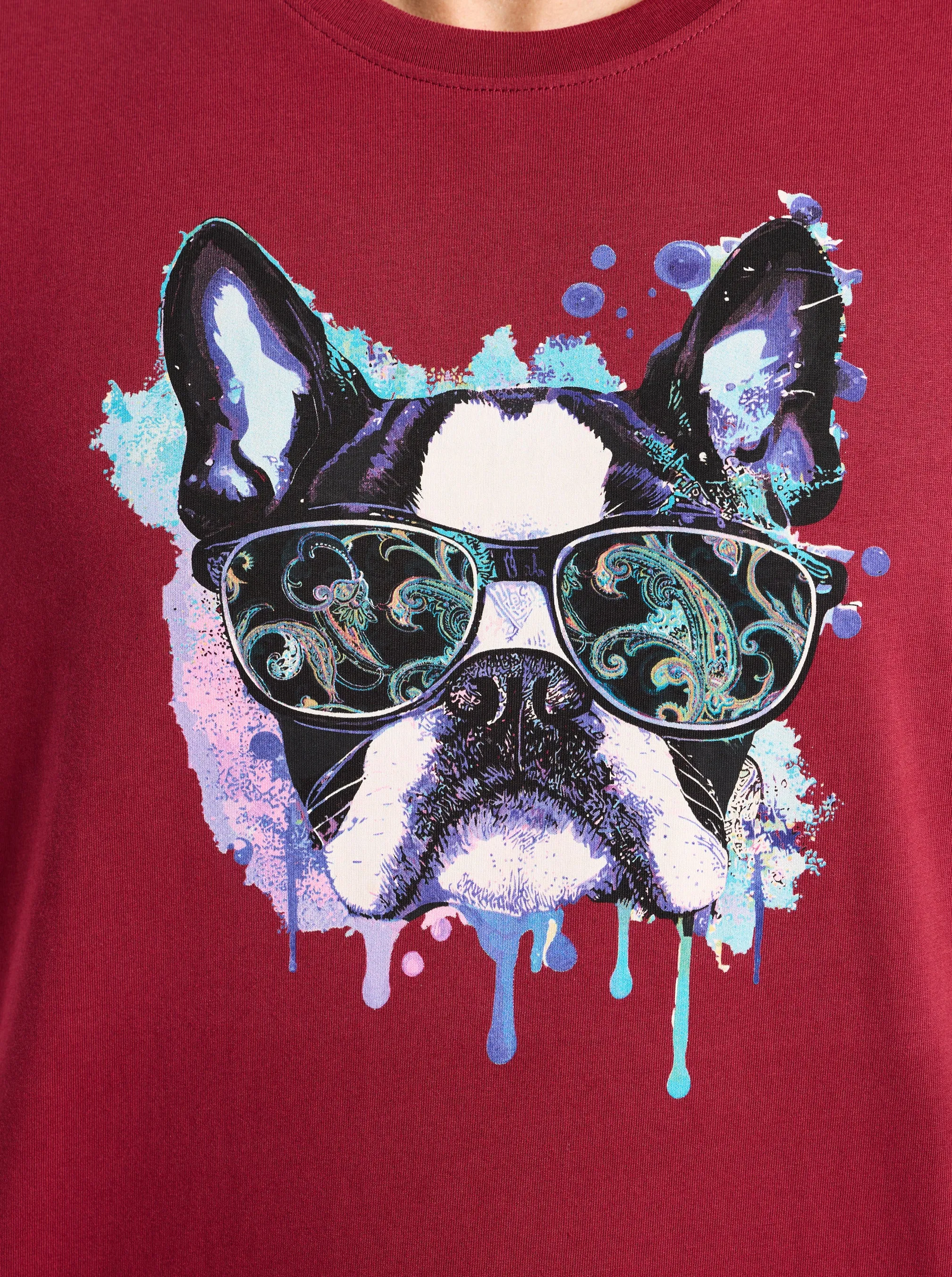 JETSET FRENCHIE SHORT SLEEVE T-SHIRT sold by Robert Graham product image thumbnail 2