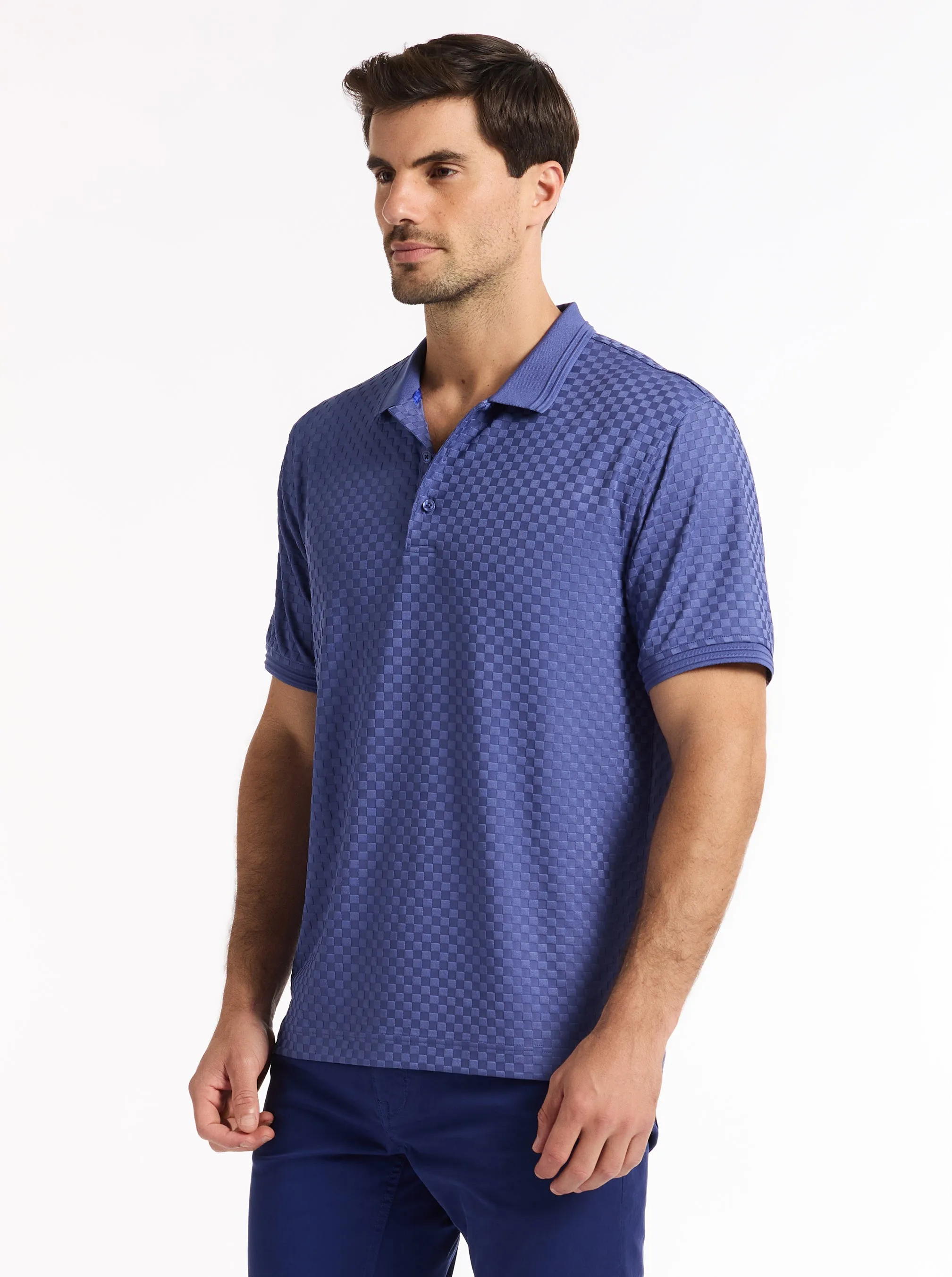 AARON SHORT SLEEVE POLO sold by Robert Graham product image thumbnail 3