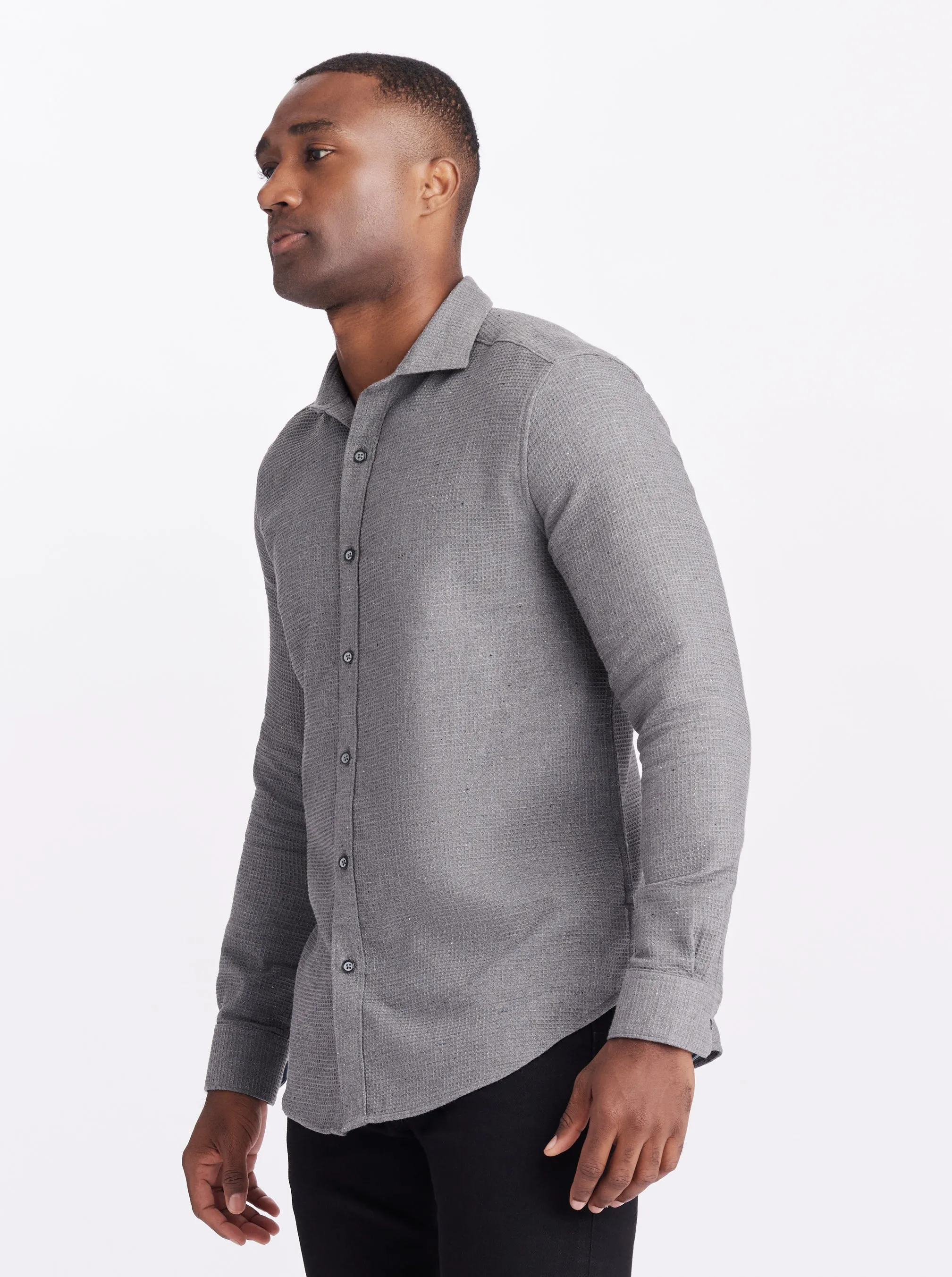 MELBURY LONG SLEEVE BUTTON DOWN SHIRT sold by Robert Graham product image thumbnail 5