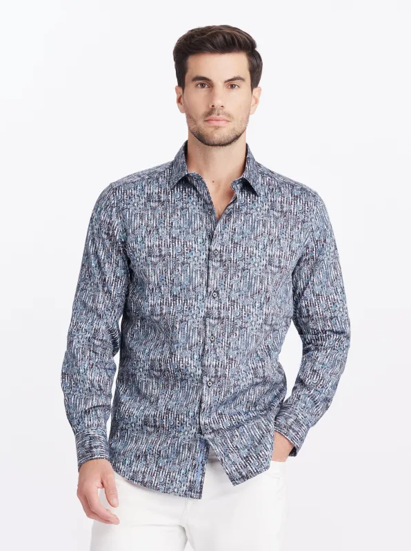 EGTON LONG SLEEVE BUTTON DOWN SHIRT made by Robert Graham