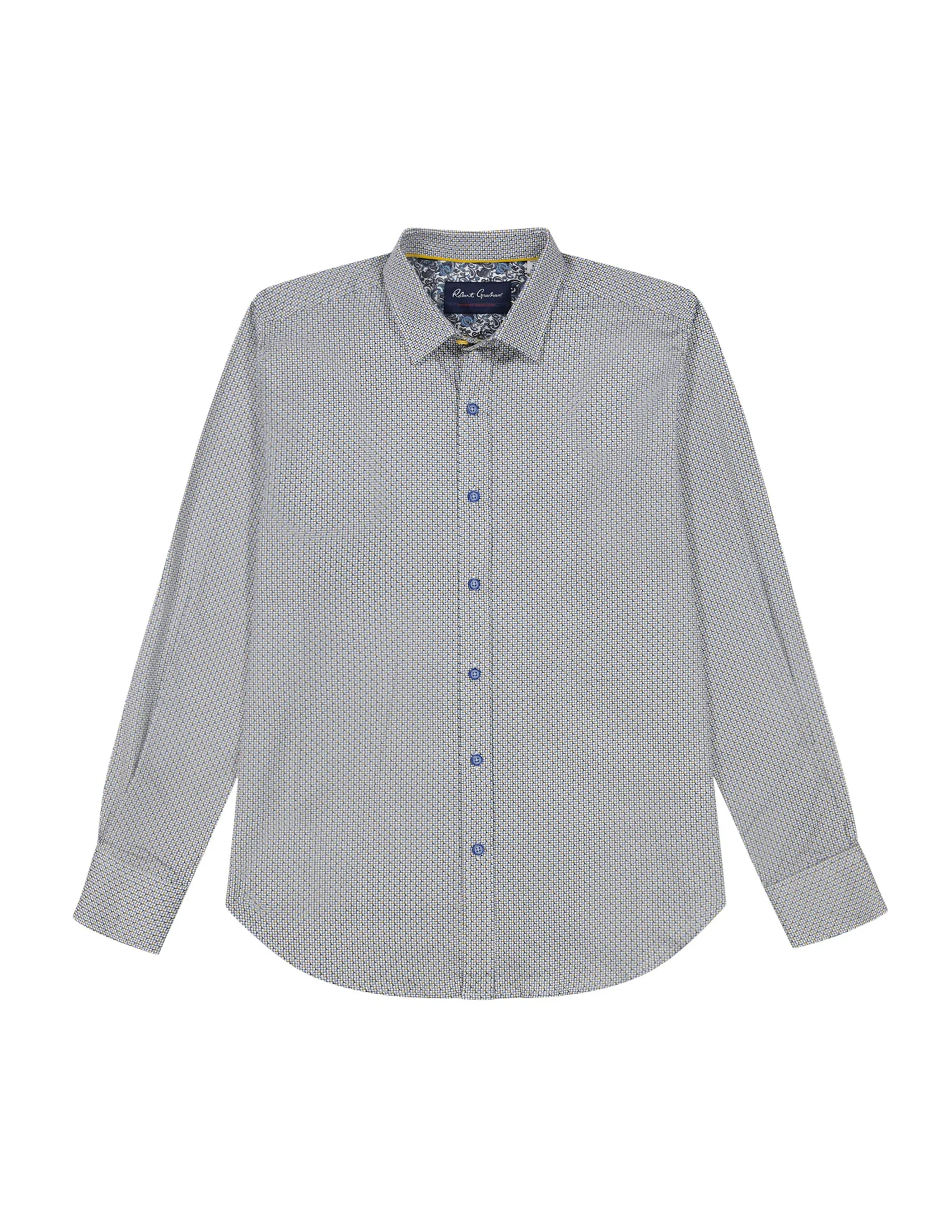 CAVEDA LONG SLEEVE BUTTON DOWN SHIRT sold by Robert Graham product image thumbnail 2