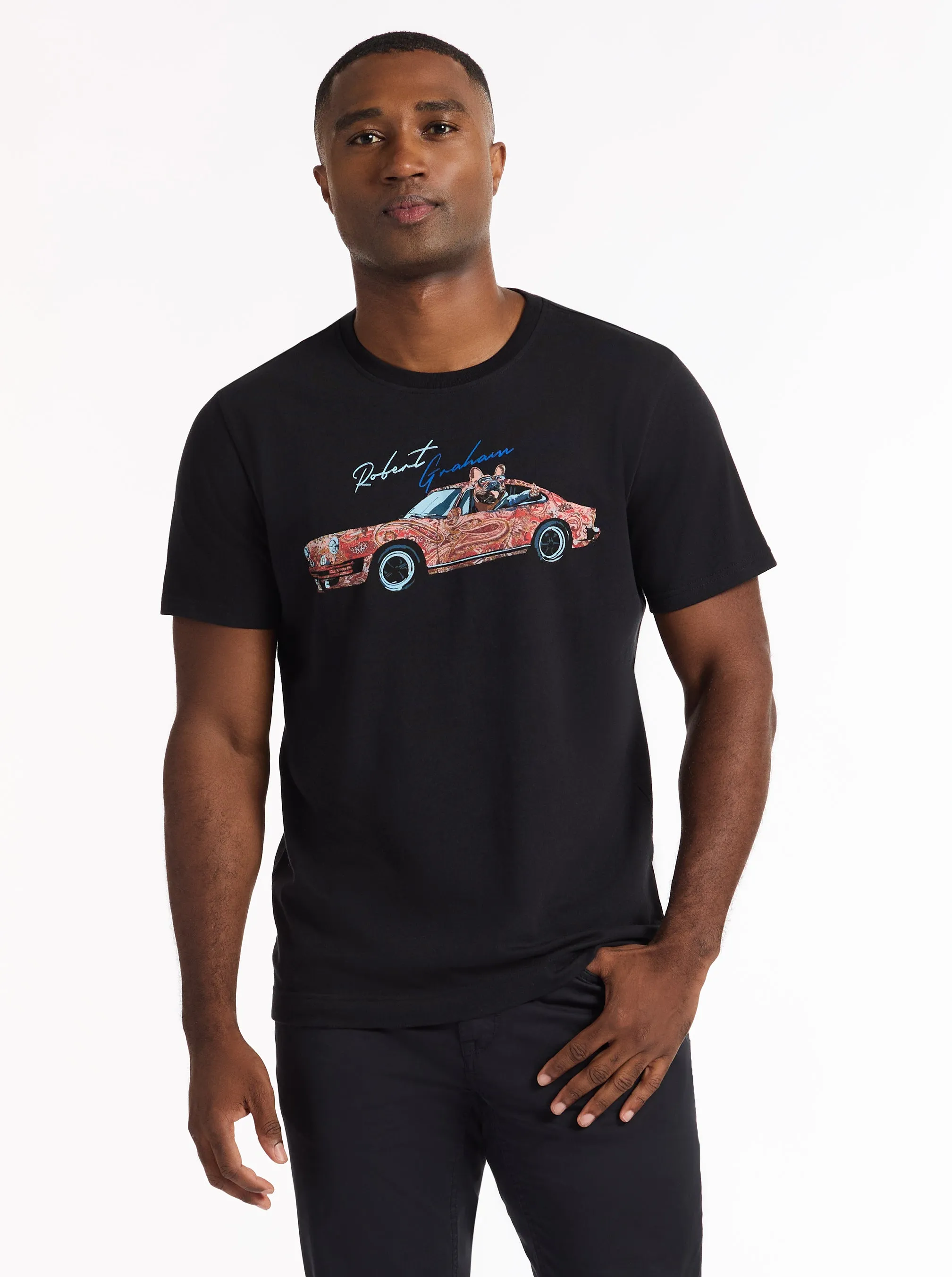 ZOOMIE GRAHAM SHORT SLEEVE T-SHIRT sold by Robert Graham
