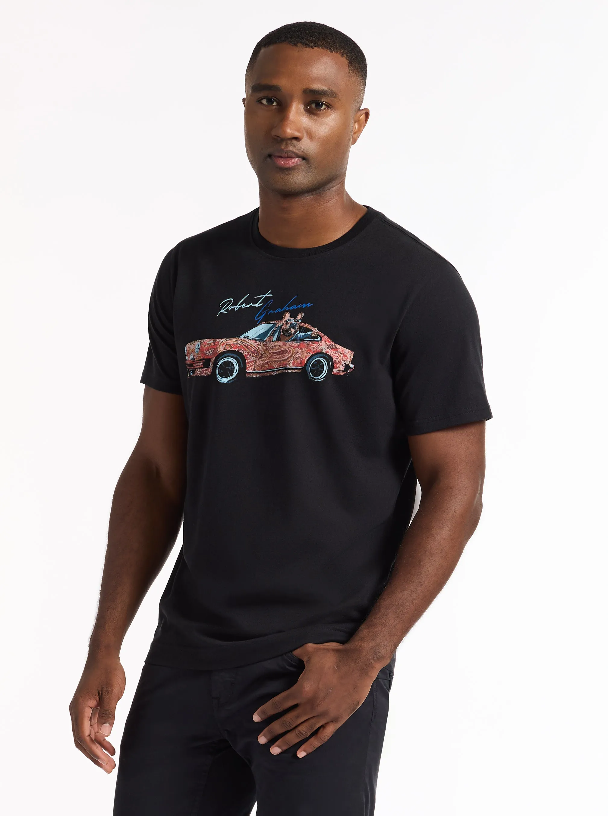 ZOOMIE GRAHAM SHORT SLEEVE T-SHIRT sold by Robert Graham product image thumbnail 5