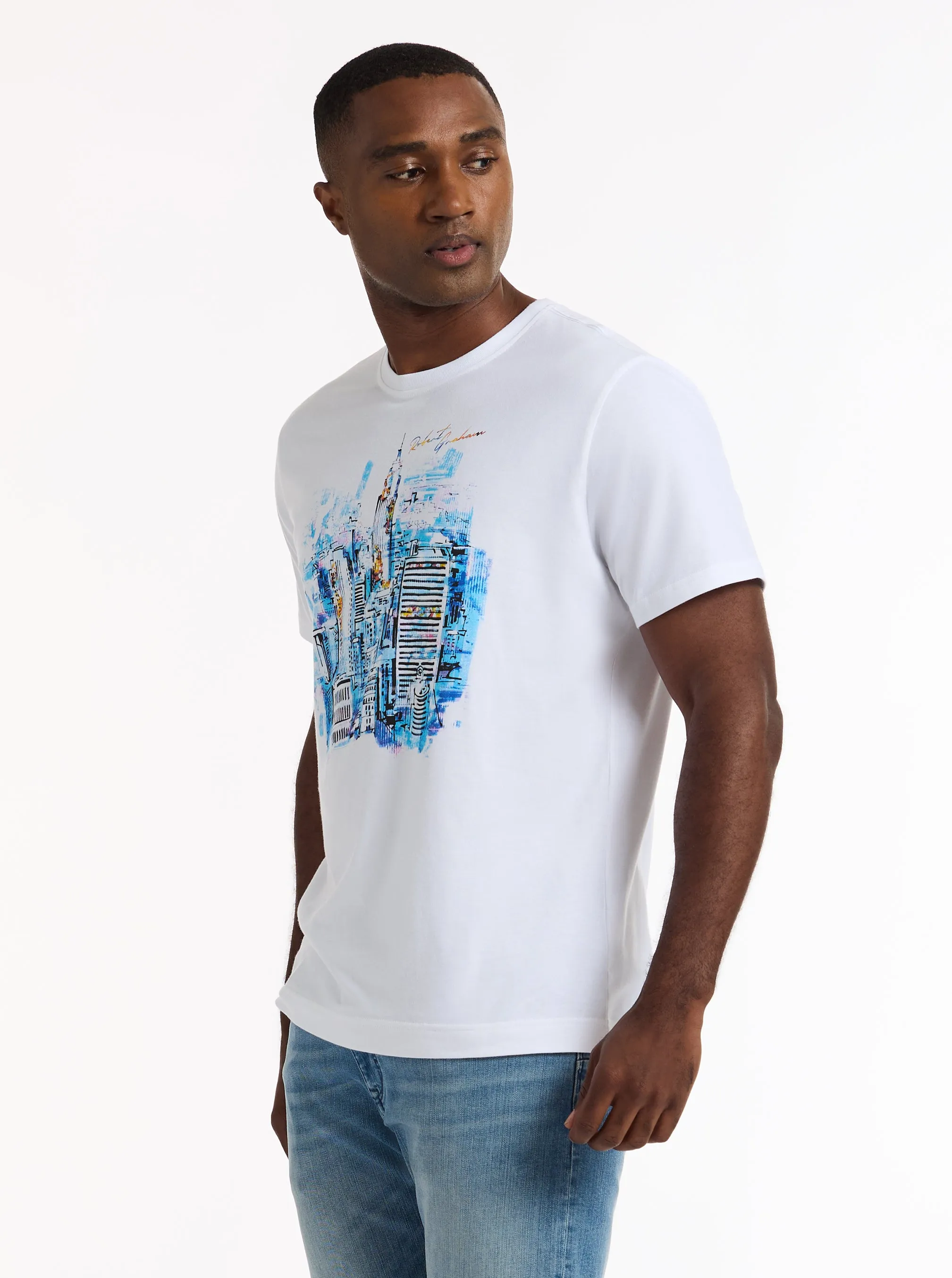 RG CITY SHORT SLEEVE T-SHIRT sold by Robert Graham product image thumbnail 4