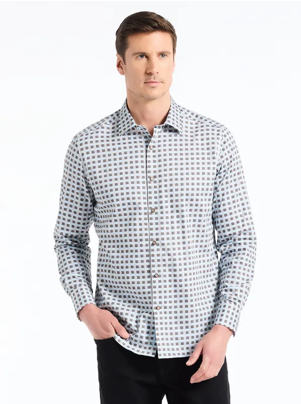 OSTIN LONG SLEEVE BUTTON DOWN SHIRT made by Robert Graham