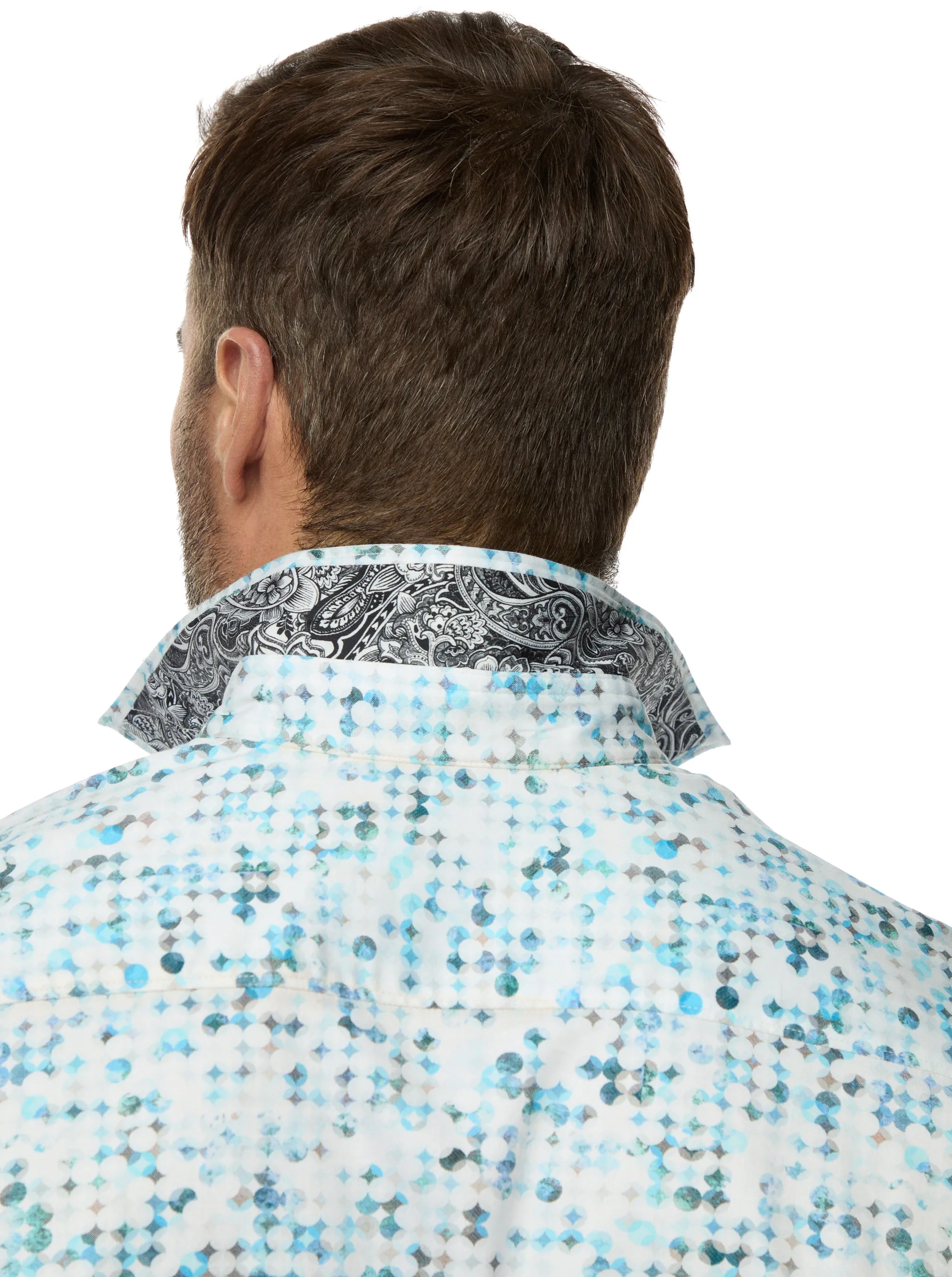 BARRAZA LONG SLEEVE BUTTON DOWN SHIRT BIG sold by Robert Graham product image thumbnail 2