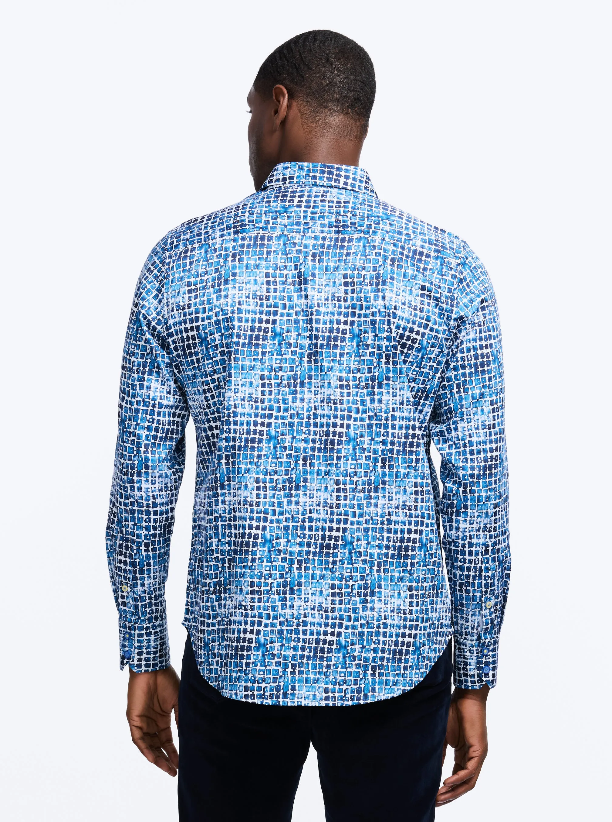 HESTER LONG SLEEVE BUTTON DOWN SHIRT sold by Robert Graham product image thumbnail 4