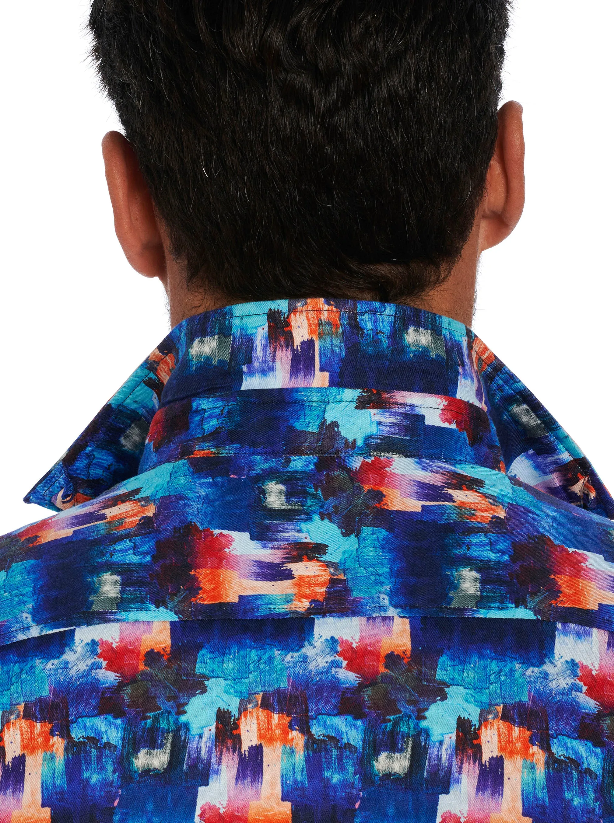 FRYEBURG SHORT SLEEVE BUTTON DOWN SHIRT sold by Robert Graham product image thumbnail 5