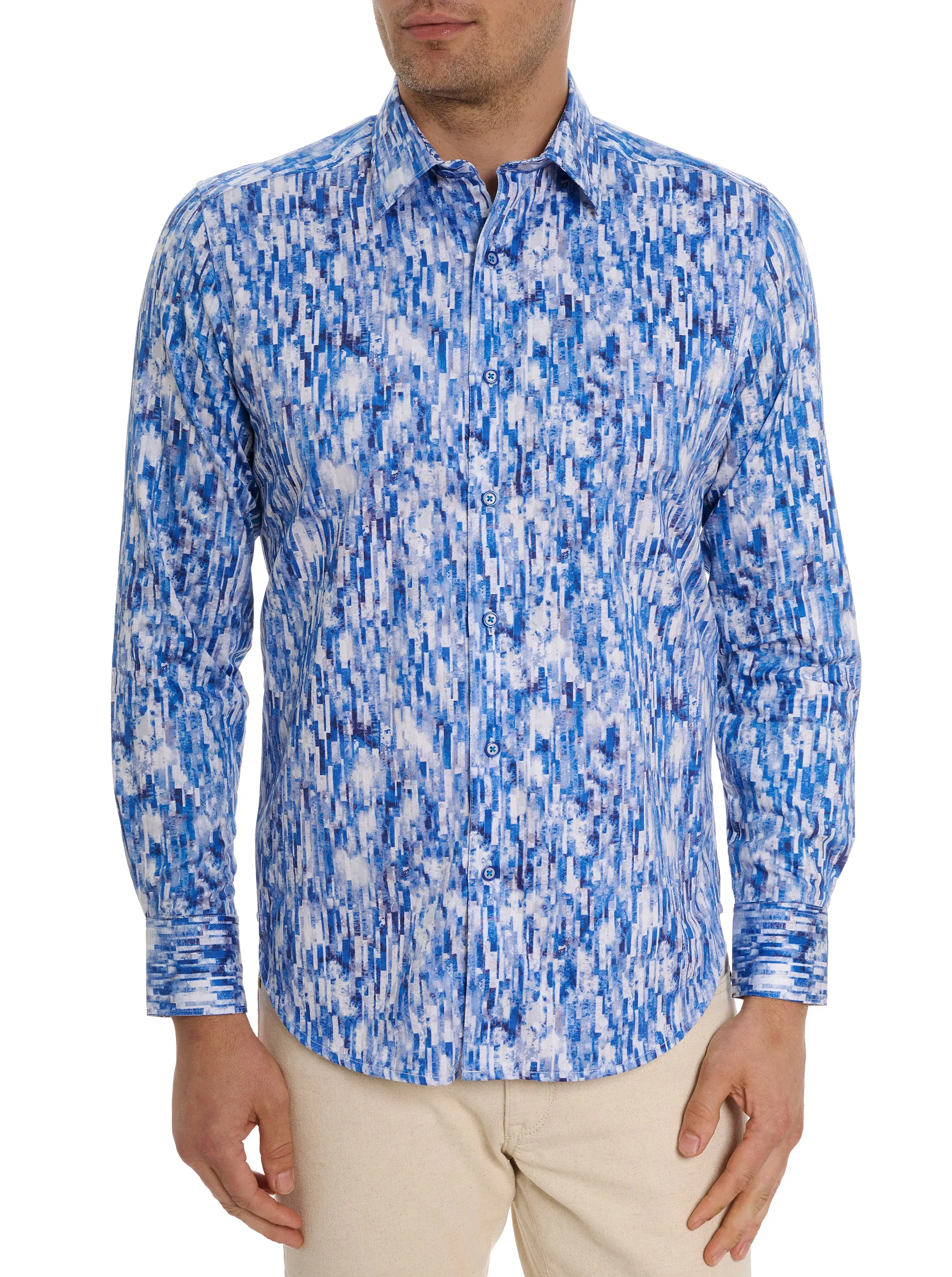 DEMERI LONG SLEEVE BUTTON DOWN SHIRT sold by Robert Graham
