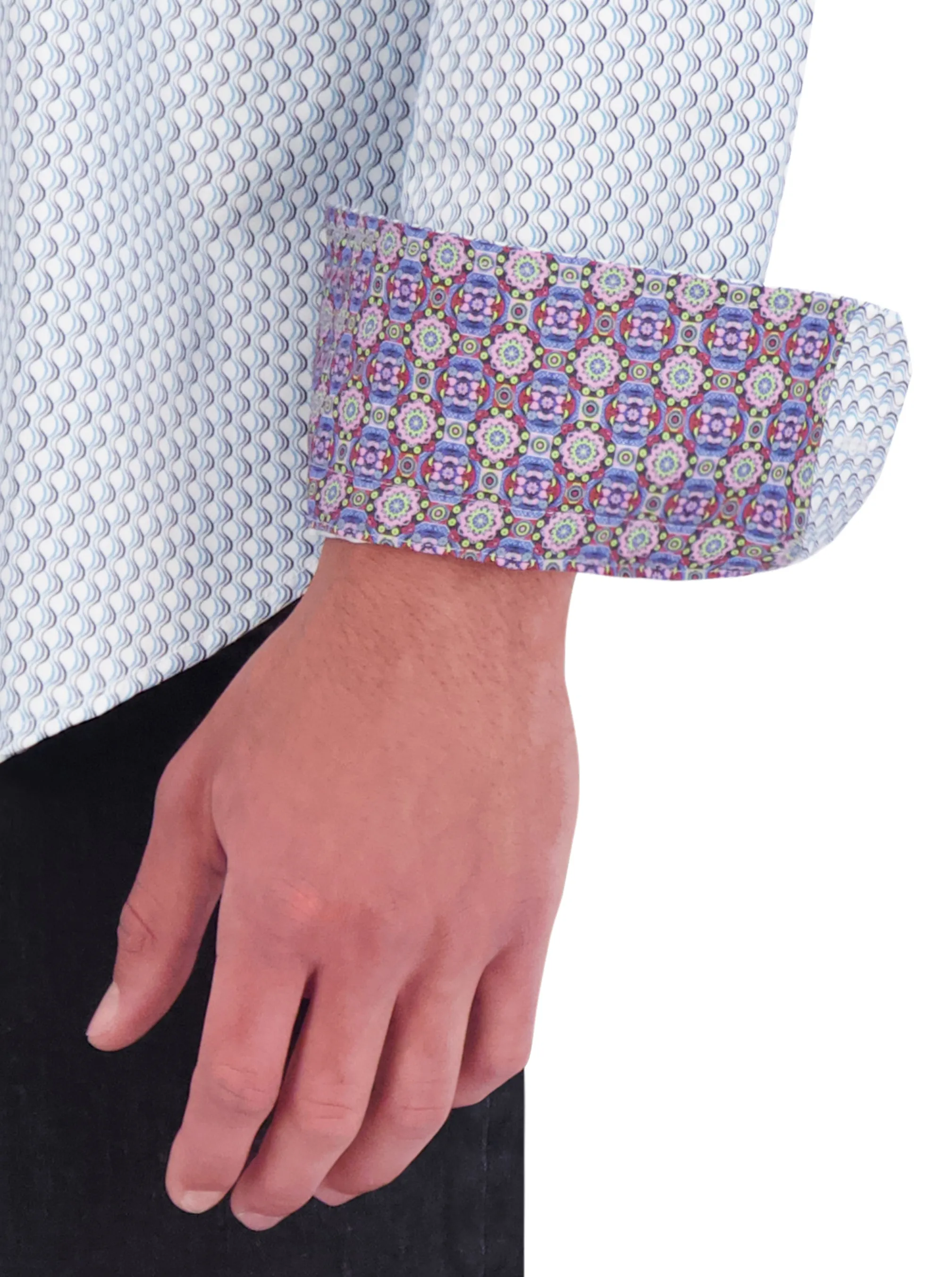 SHELTON LONG SLEEVE BUTTON DOWN SHIRT sold by Robert Graham product image thumbnail 2