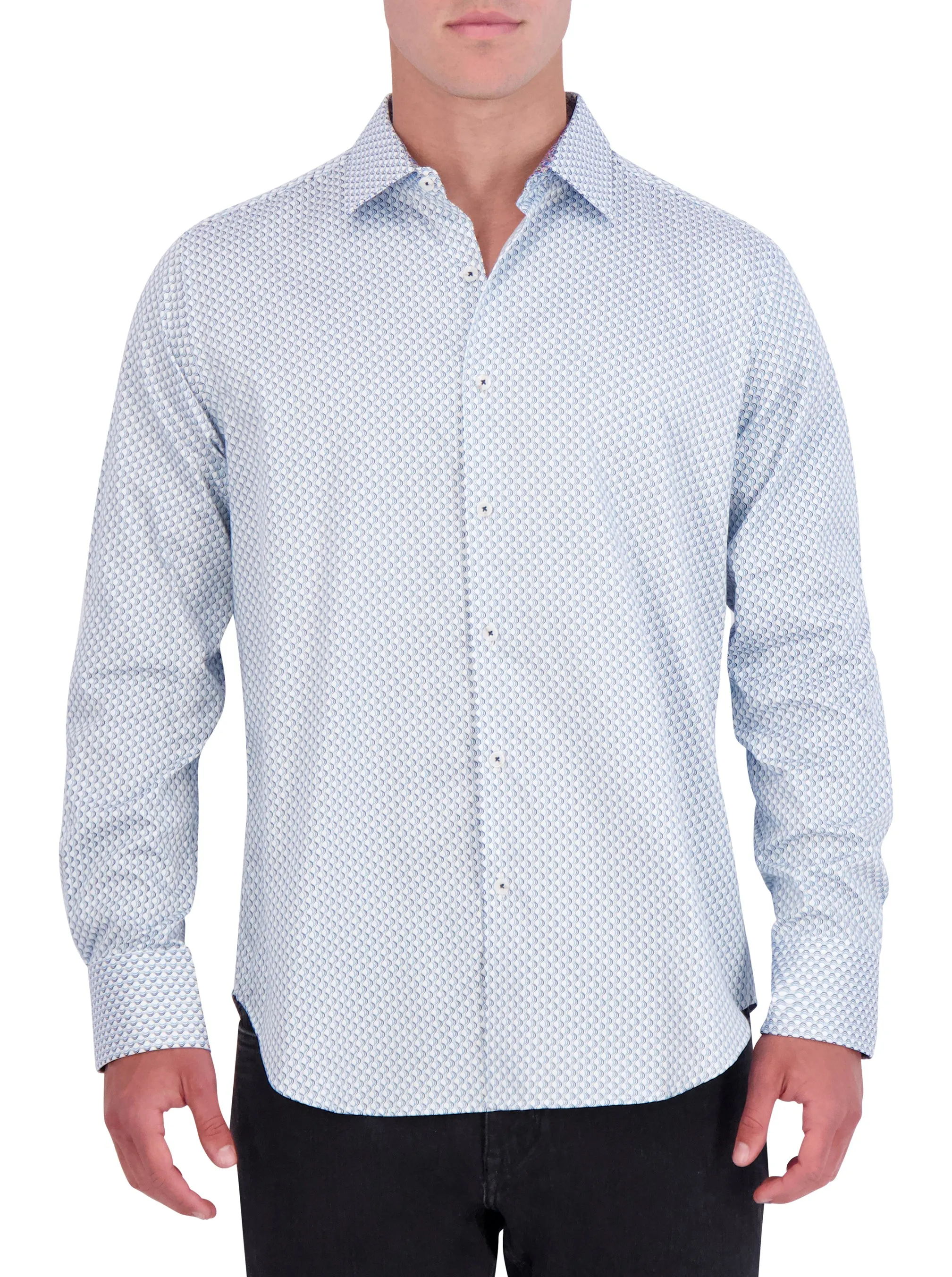 SHELTON LONG SLEEVE BUTTON DOWN SHIRT sold by Robert Graham