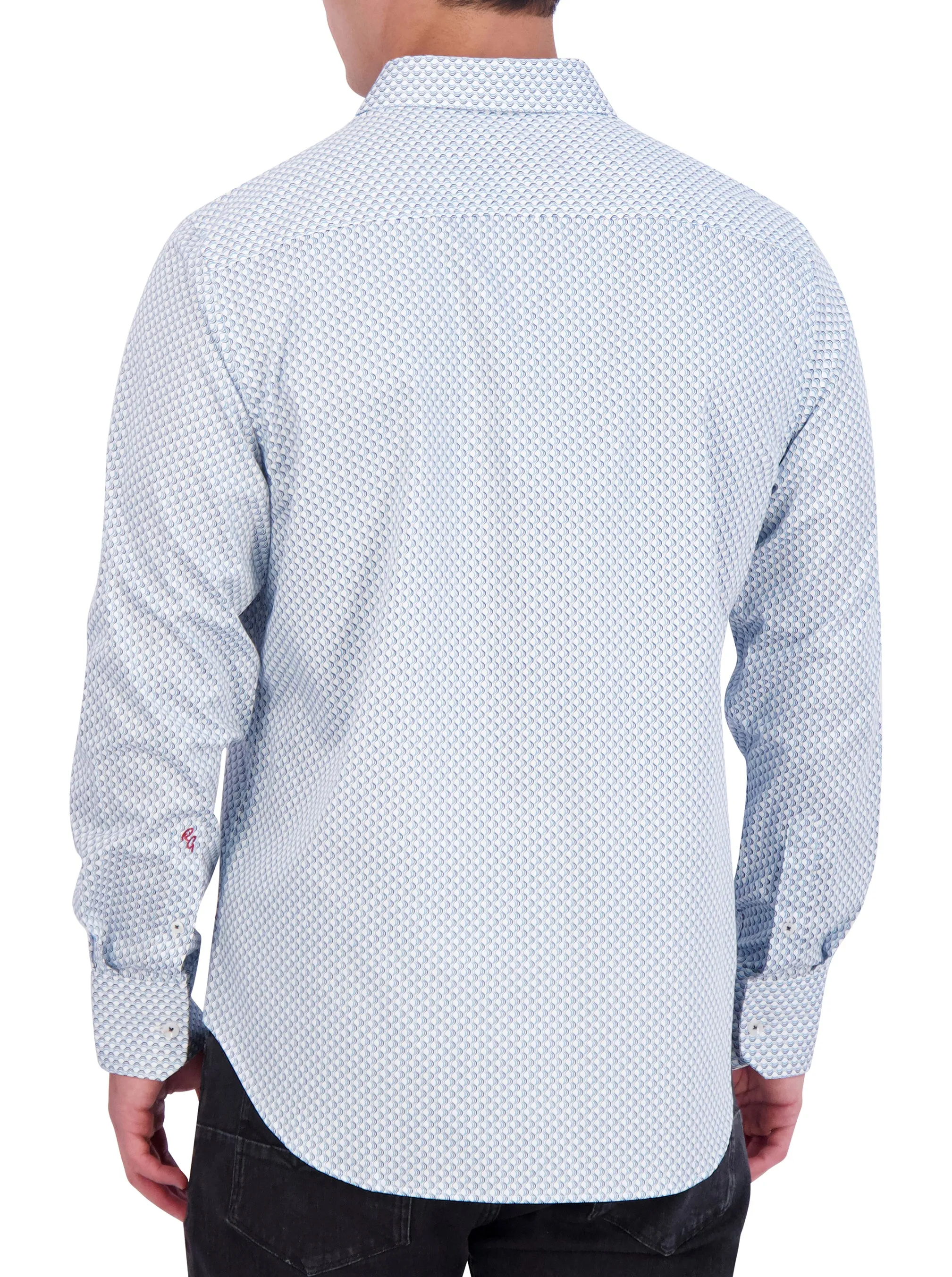 SHELTON LONG SLEEVE BUTTON DOWN SHIRT sold by Robert Graham product image thumbnail 3