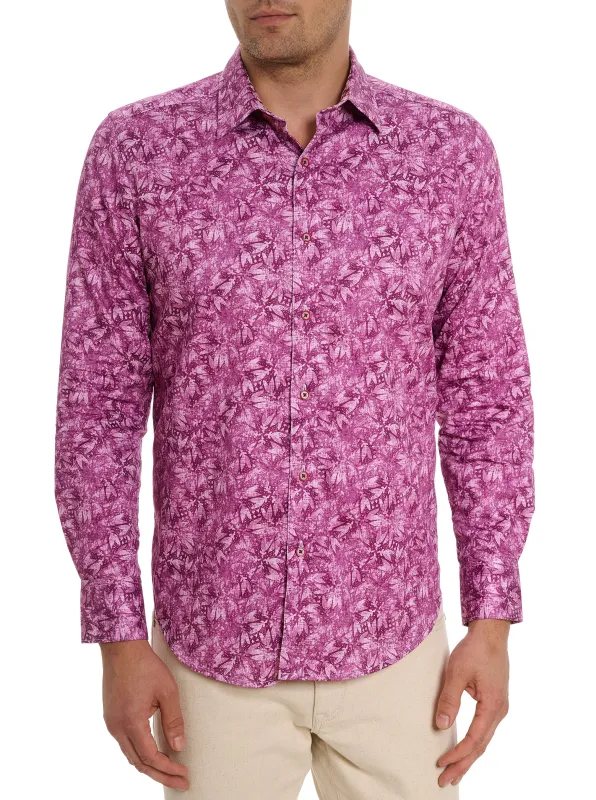 GENTRY LONG SLEEVE BUTTON DOWN SHIRT made by Robert Graham