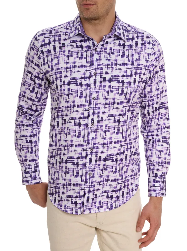 DELUCA LONG SLEEVE BUTTON DOWN SHIRT made by Robert Graham