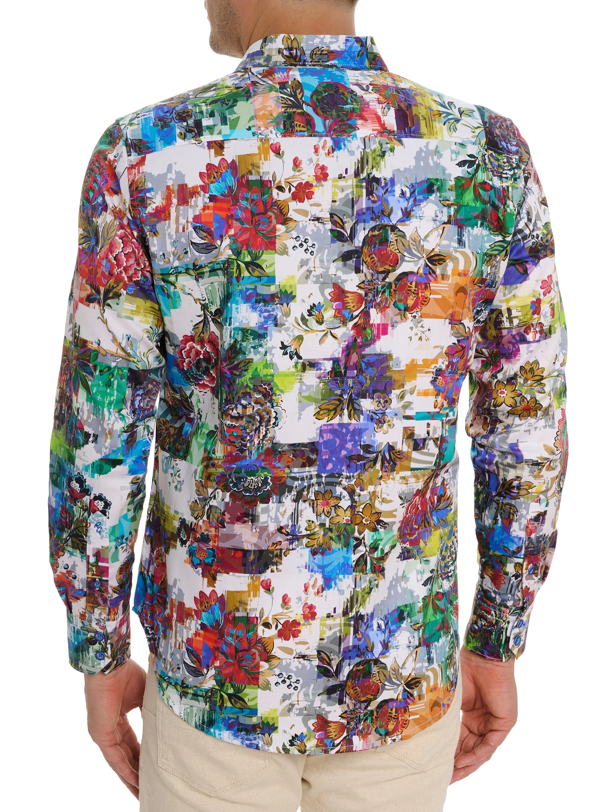 CADE LONG SLEEVE BUTTON DOWN SHIRT sold by Robert Graham product image thumbnail 3