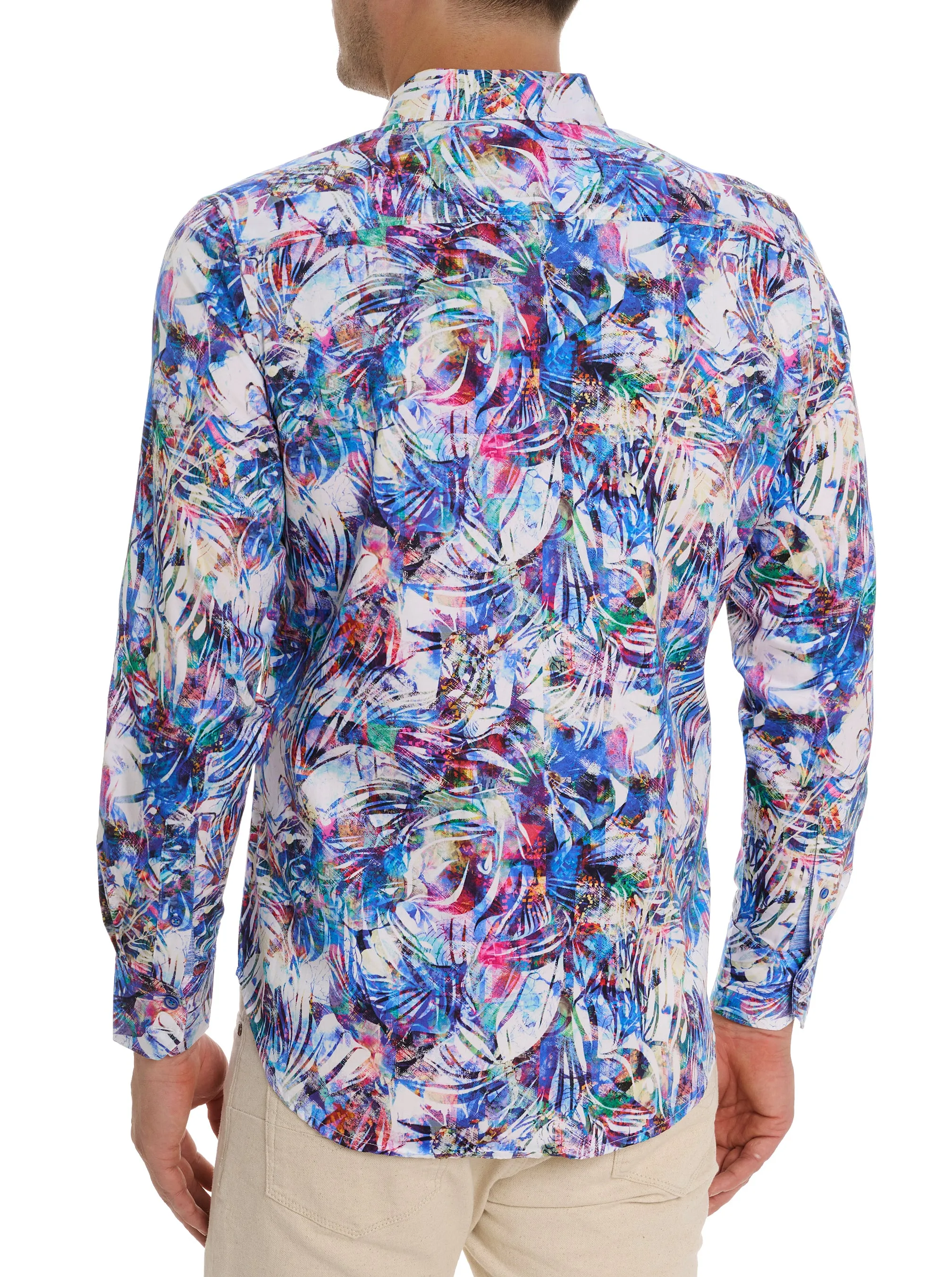 BECKETT LONG SLEEVE BUTTON DOWN SHIRT sold by Robert Graham product image thumbnail 3