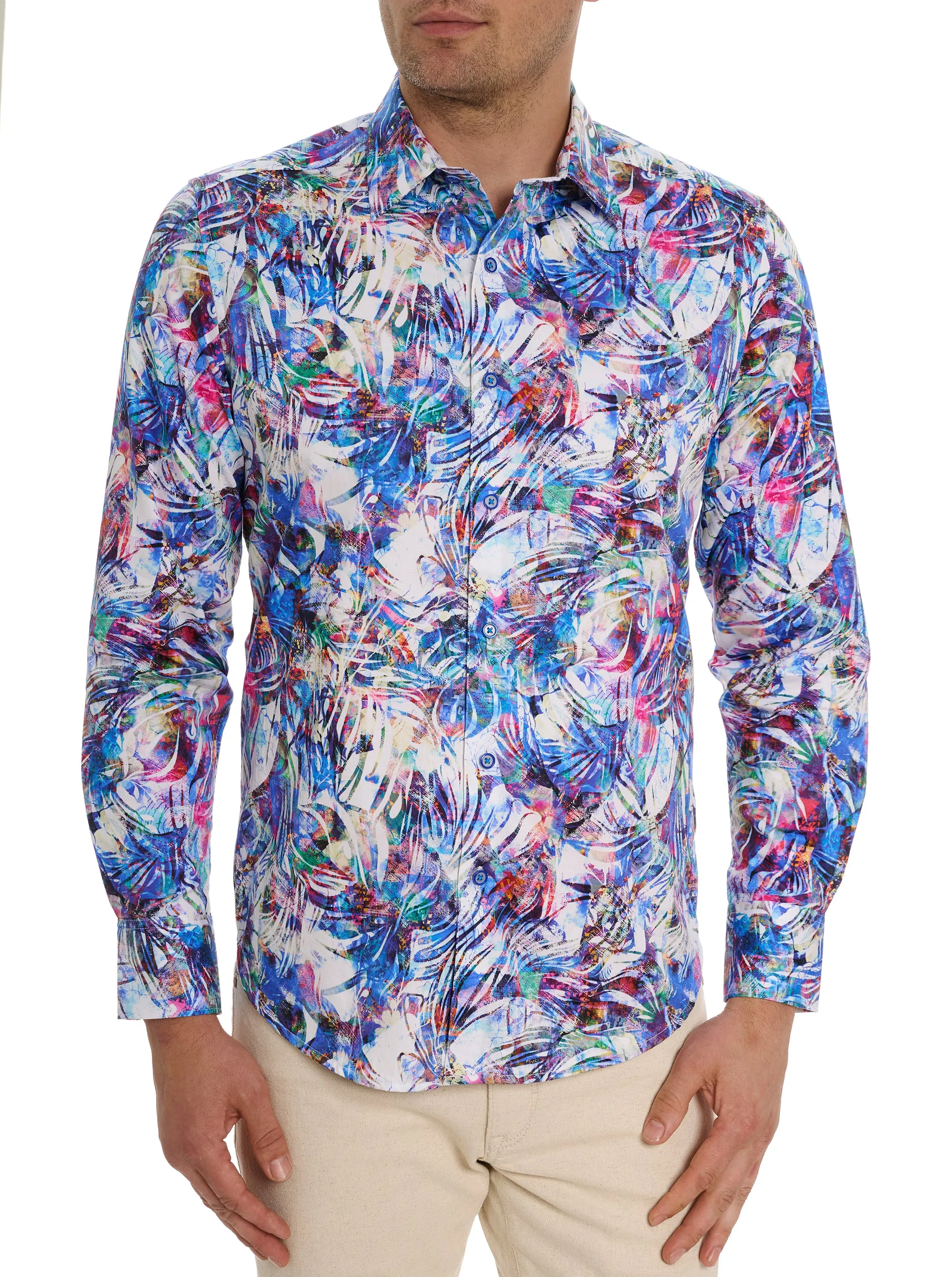 BECKETT LONG SLEEVE BUTTON DOWN SHIRT sold by Robert Graham