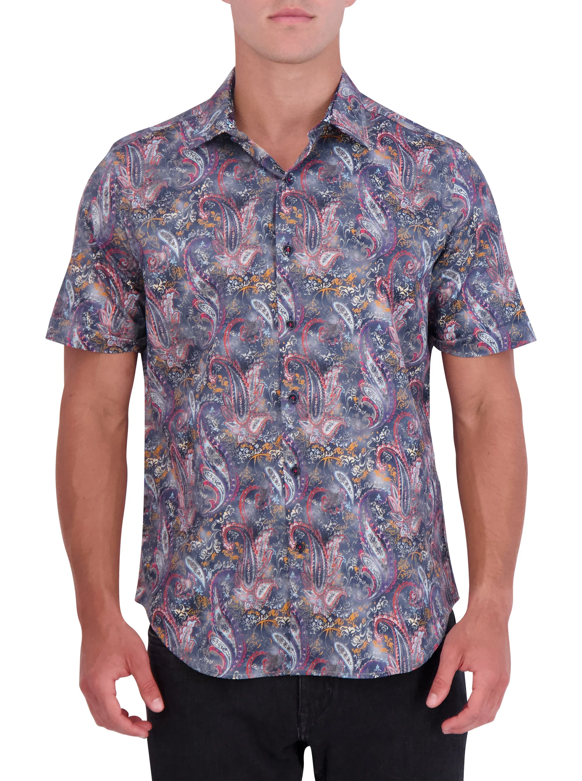 OBION SHORT SLEEVE BUTTON DOWN SHIRT sold by Robert Graham