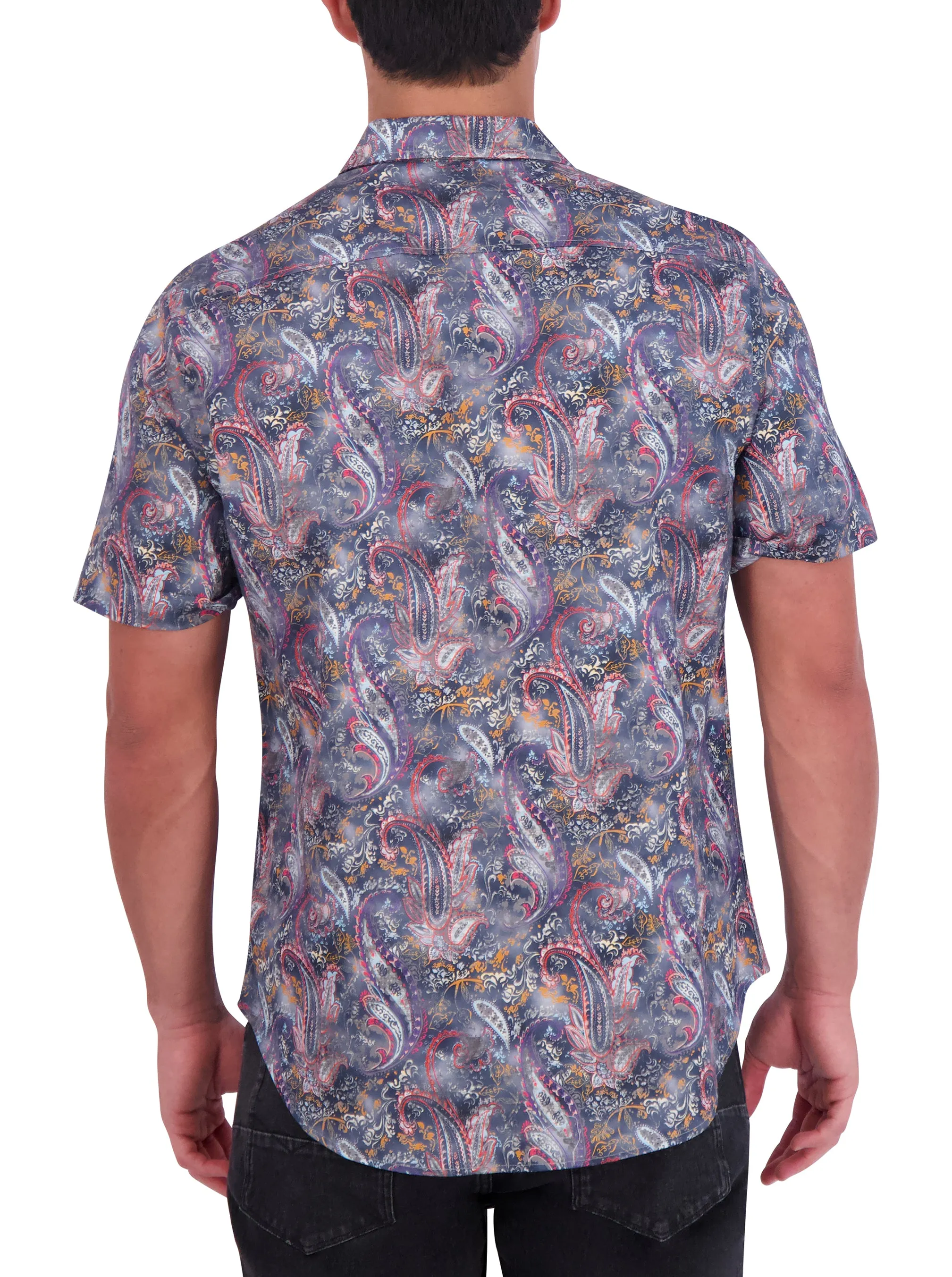 OBION SHORT SLEEVE BUTTON DOWN SHIRT sold by Robert Graham product image thumbnail 3