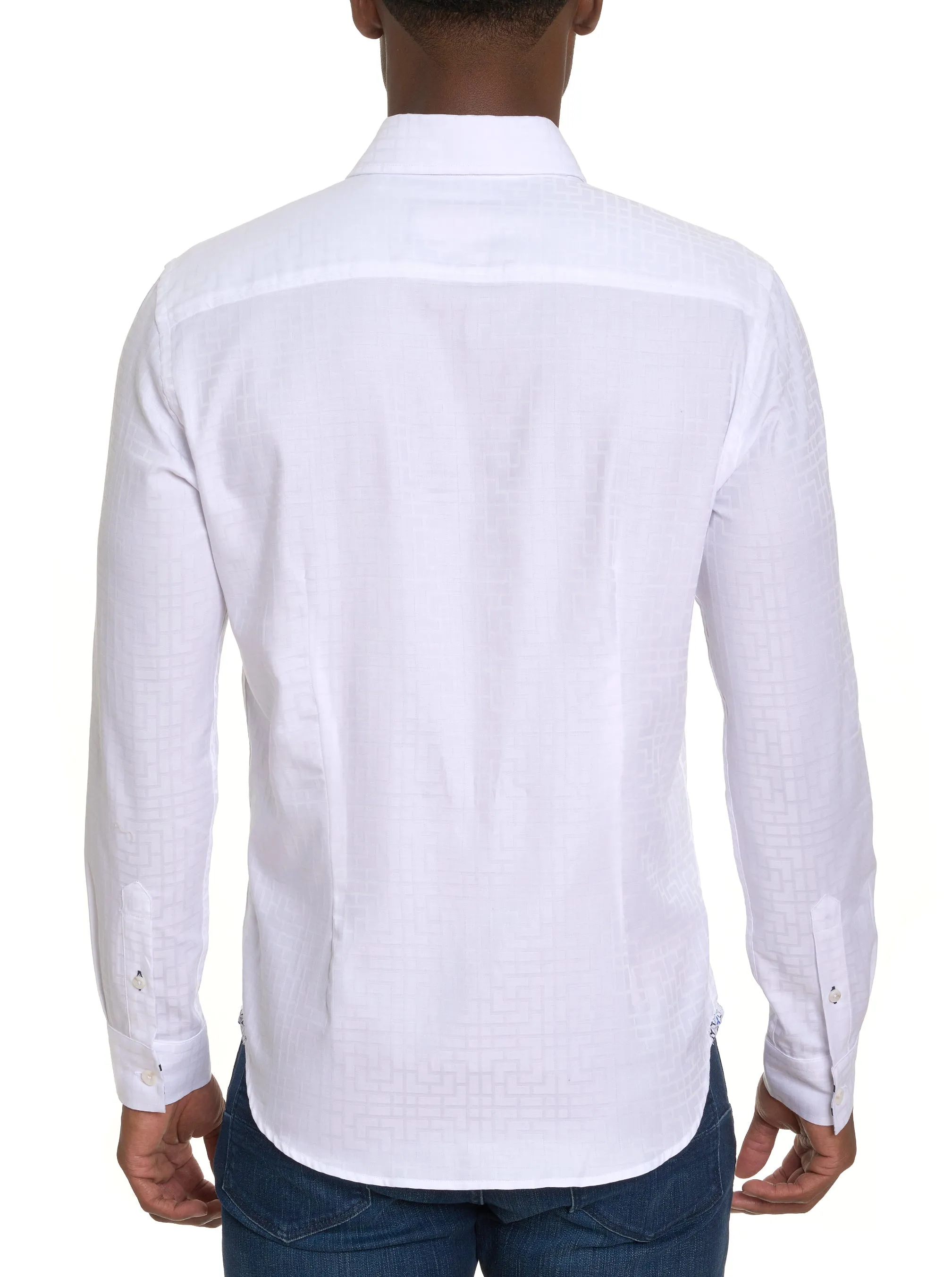 AMORY LONG SLEEVE BUTTON DOWN SHIRT sold by Robert Graham product image thumbnail 3