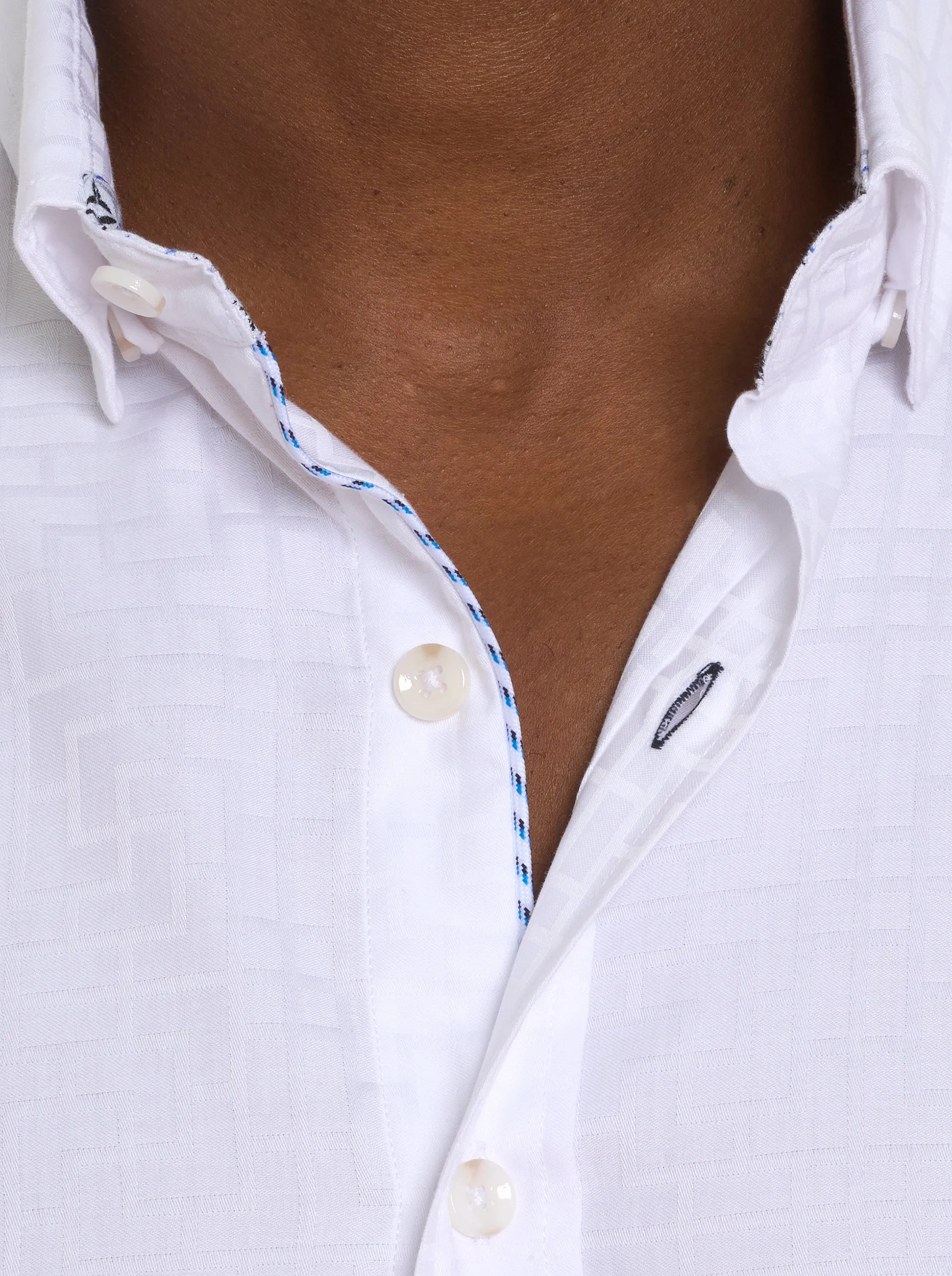 AMORY LONG SLEEVE BUTTON DOWN SHIRT sold by Robert Graham product image thumbnail 4