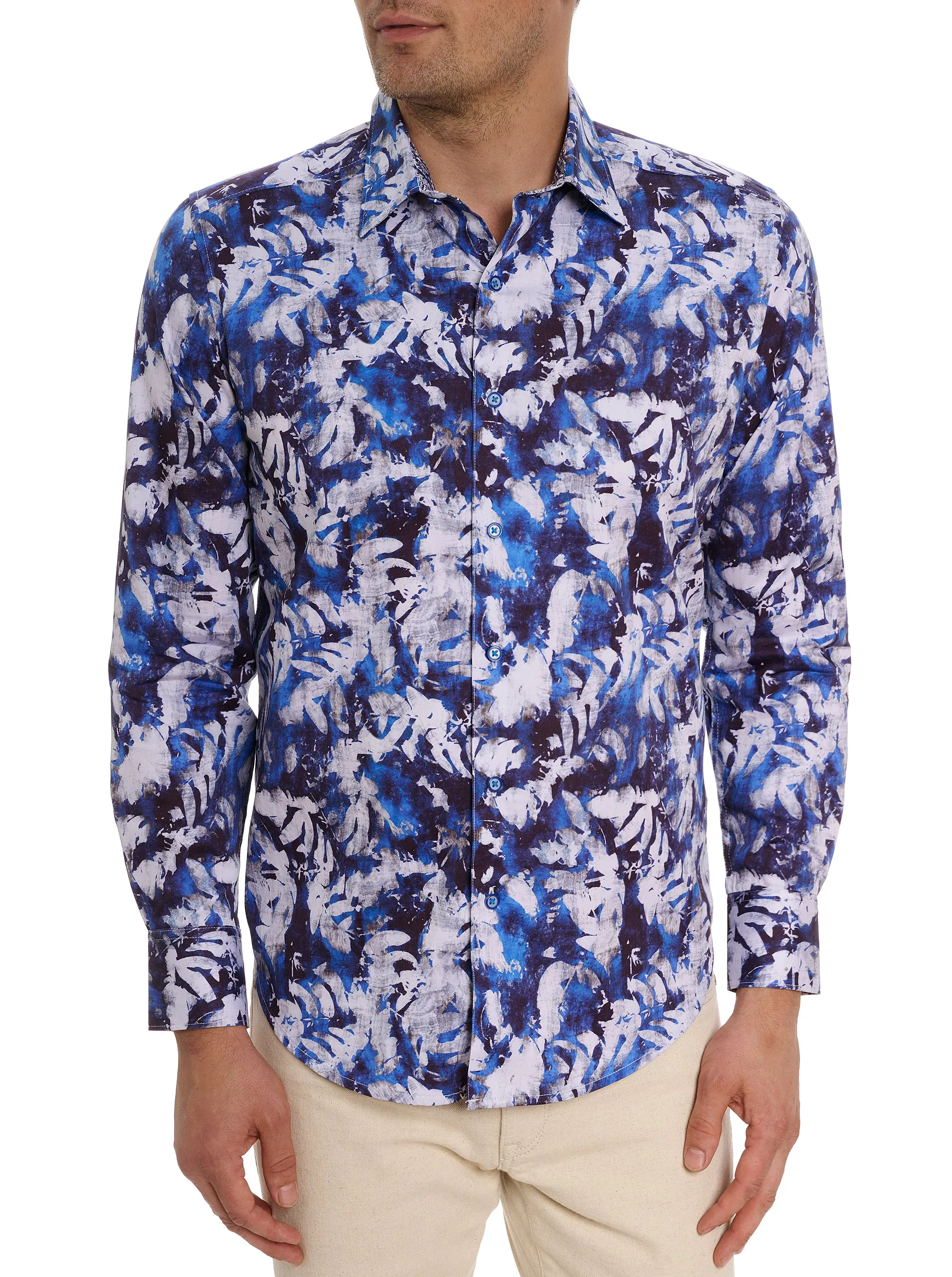 DELANO LONG SLEEVE BUTTON DOWN SHIRT sold by Robert Graham