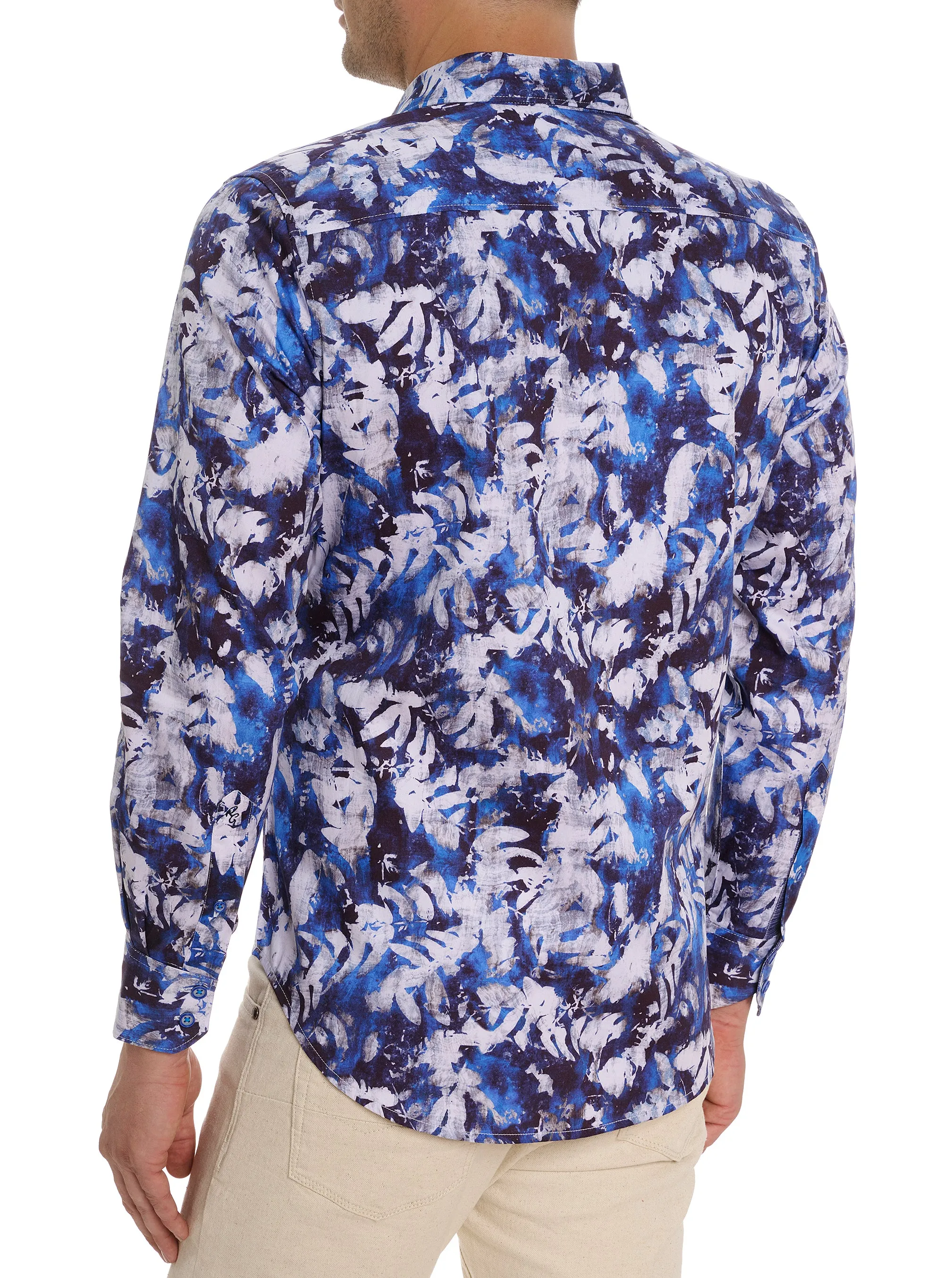 DELANO LONG SLEEVE BUTTON DOWN SHIRT sold by Robert Graham product image thumbnail 3