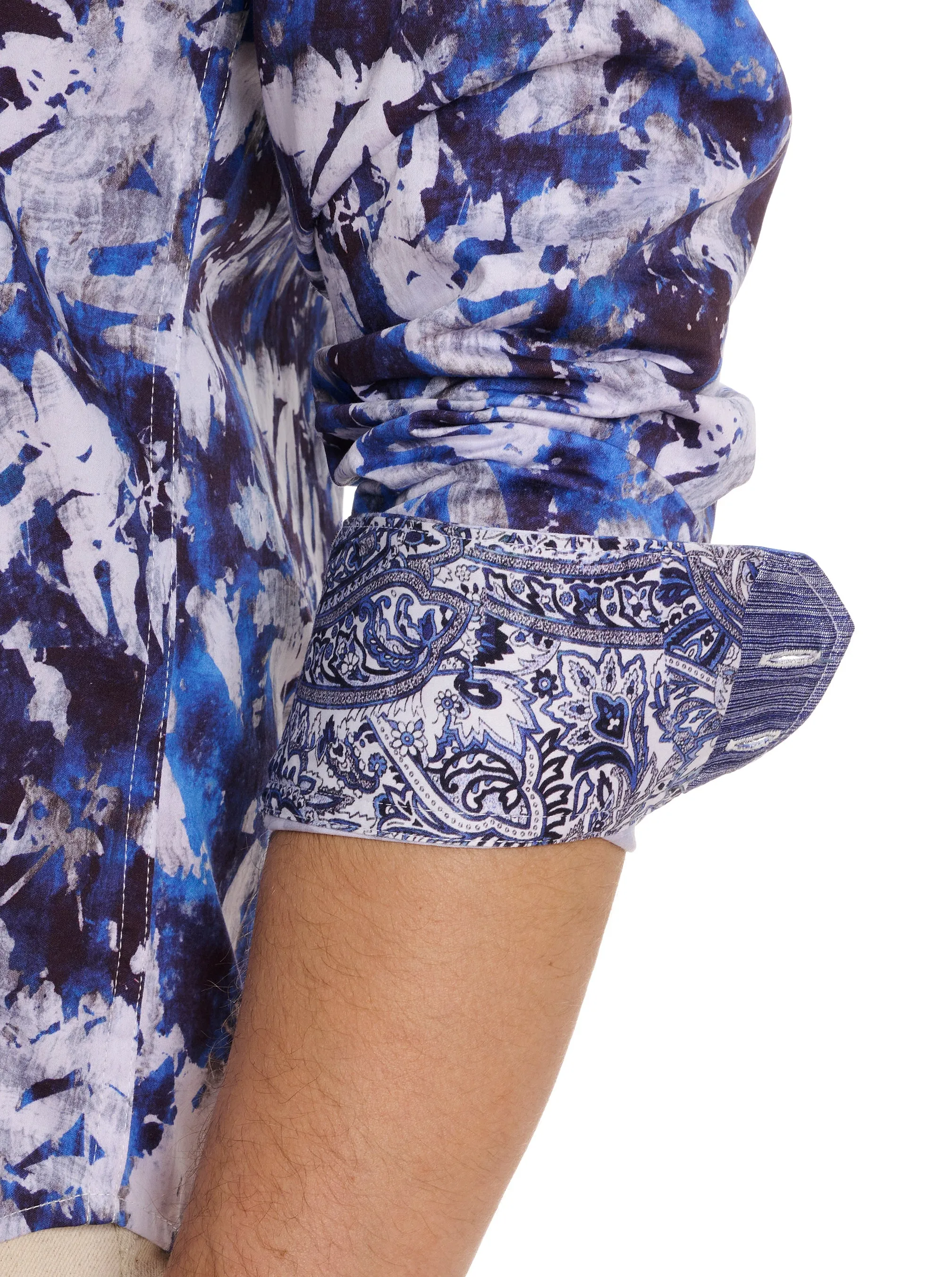 DELANO LONG SLEEVE BUTTON DOWN SHIRT sold by Robert Graham product image thumbnail 2