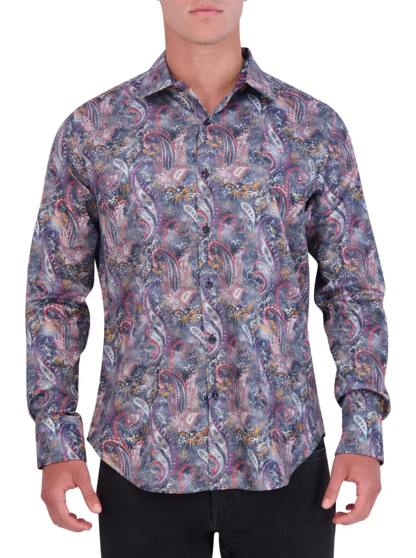 OBION LONG SLEEVE BUTTON DOWN SHIRT made by Robert Graham