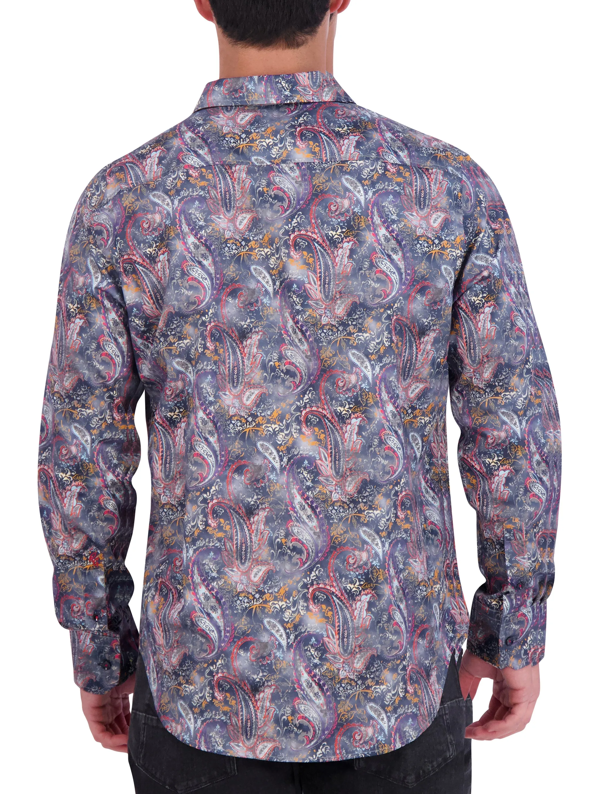 OBION LONG SLEEVE BUTTON DOWN SHIRT sold by Robert Graham product image thumbnail 3