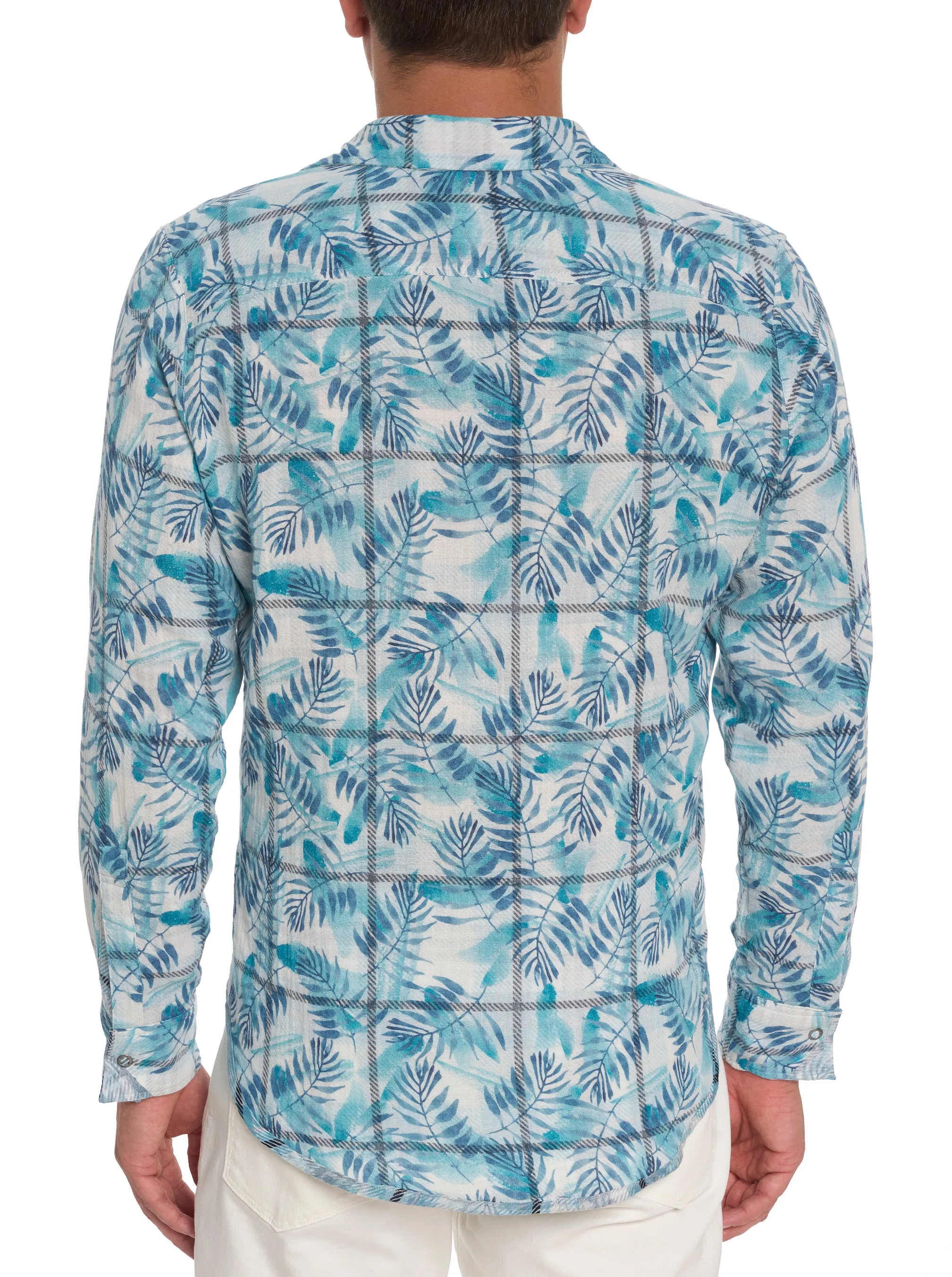 FLIPSIDE LONG SLEEVE BUTTON DOWN SHIRT TALL sold by Robert Graham product image thumbnail 5